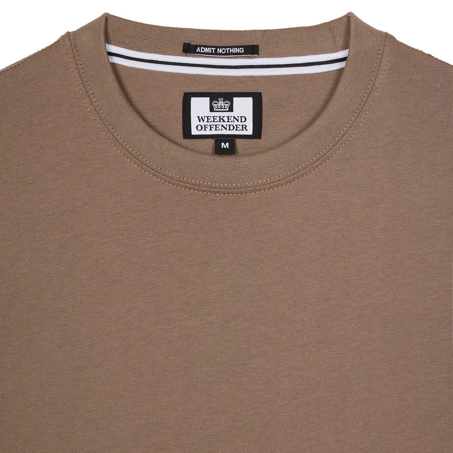 Brown - Weekend Offender - Ryan Large Tonal Prison T-Shirt - 6