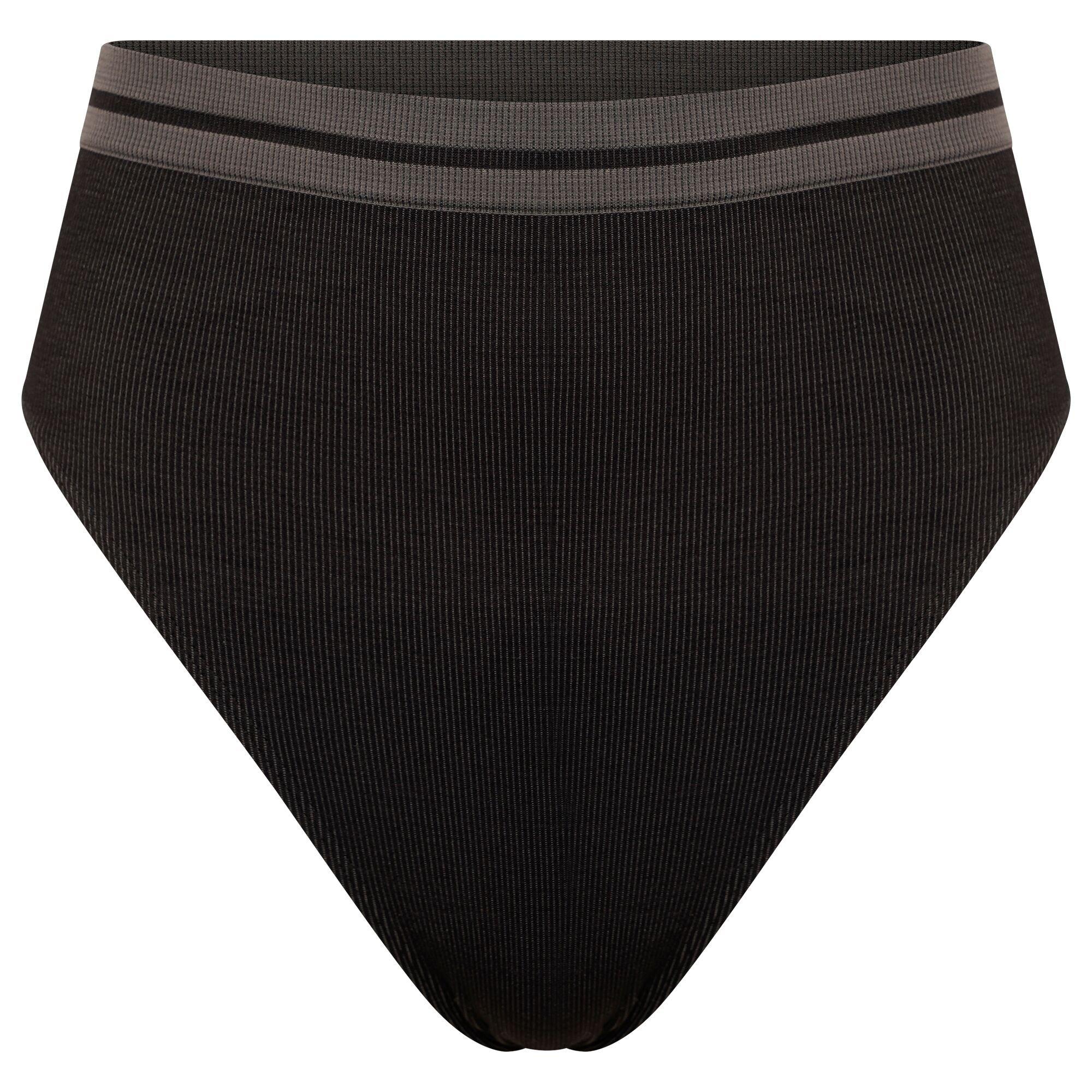 Dare 2B Women's Don't Sweat It Bikini Bottoms - Blk/Chargry - XS