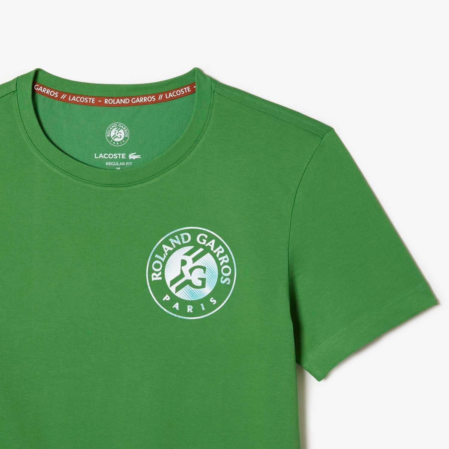 Green - Lacoste - Roland Garros Edition Logo T-Shirt - 4