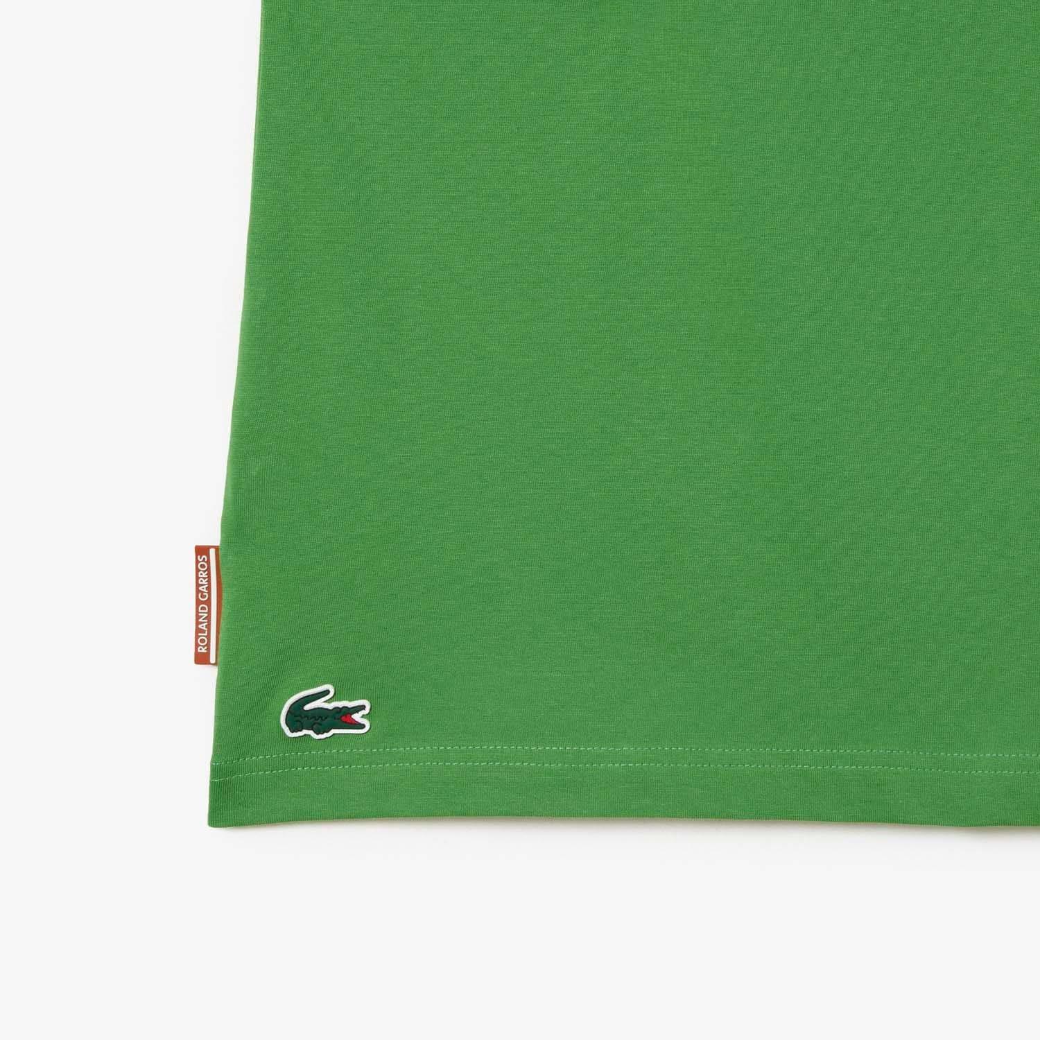 Green - Lacoste - Roland Garros Edition Logo T-Shirt - 5