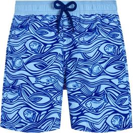 Vilebrequin Flocked Aquarium Swim Shorts Juniors