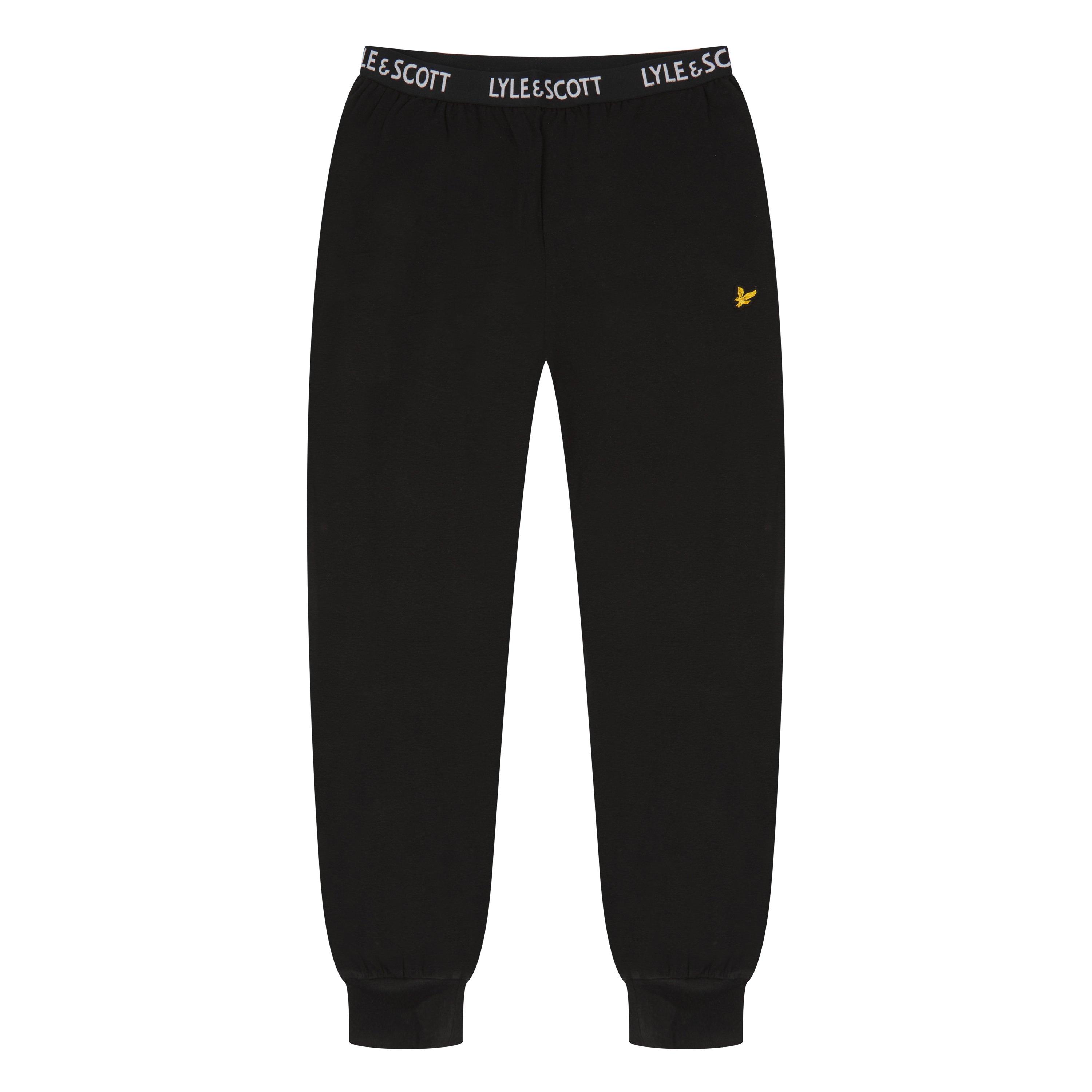 Black - Lyle and Scott - Pyjama Short-Sleeve Top - 4