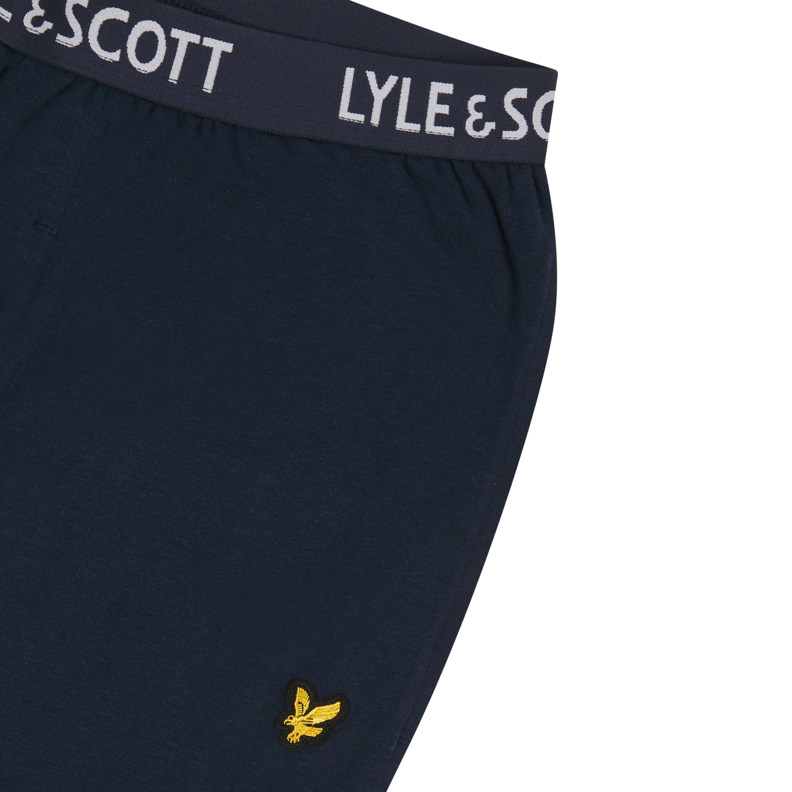 White/Peacoat - Lyle and Scott - Pyjama Short-Sleeve Top - 5