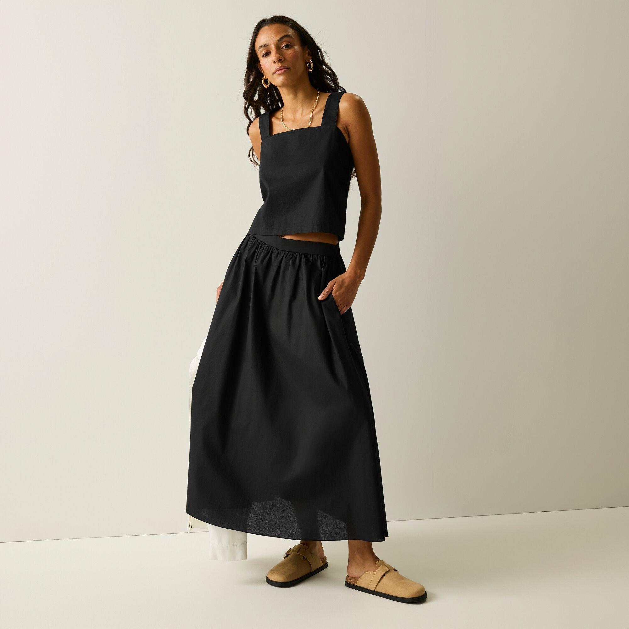 Black - Regatta - Women's Galdana Cotton Midi Skirt - 3