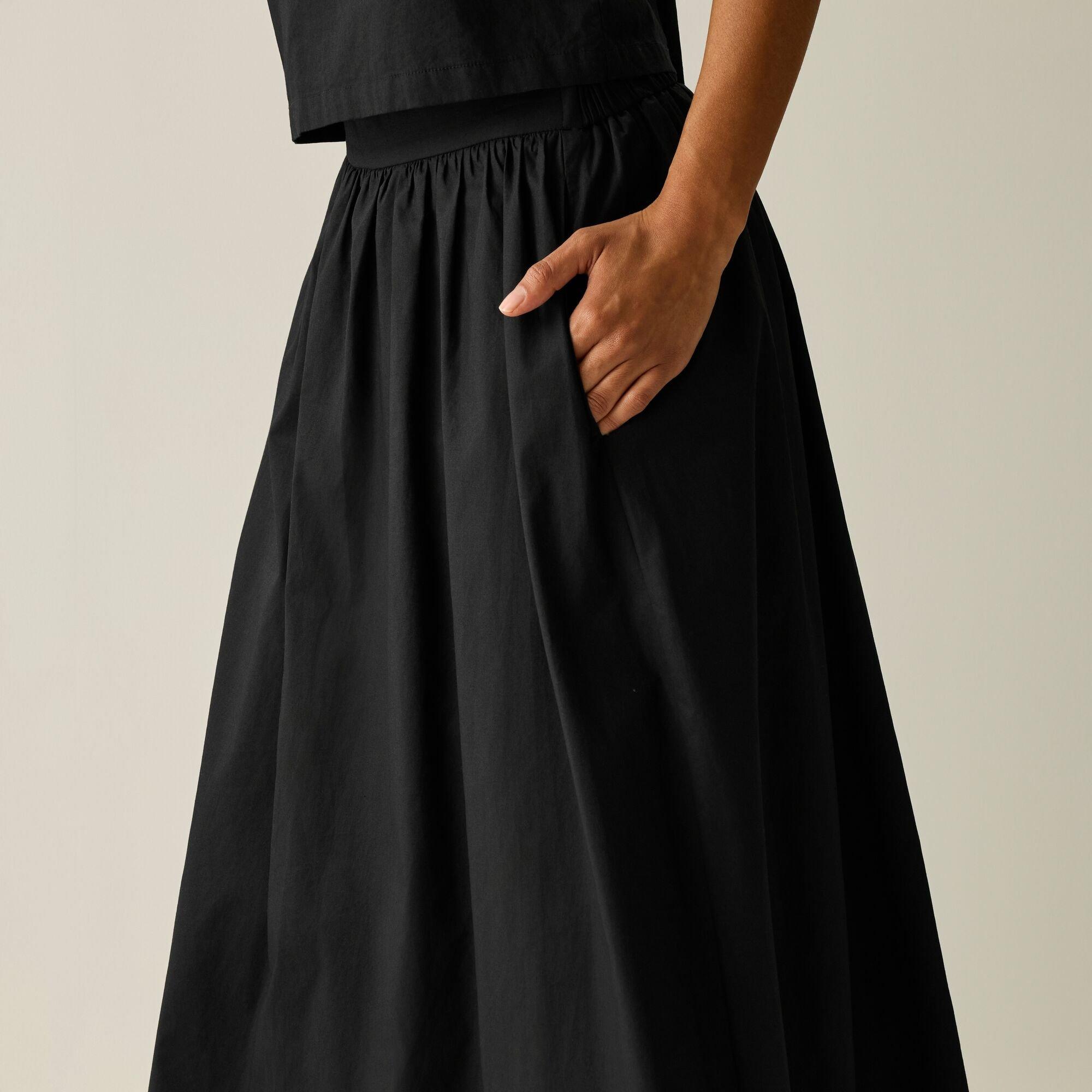 Black - Regatta - Women's Galdana Cotton Midi Skirt - 4