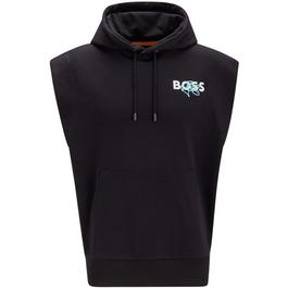 Boss Wiletgraffiti Sleeveless Hoody