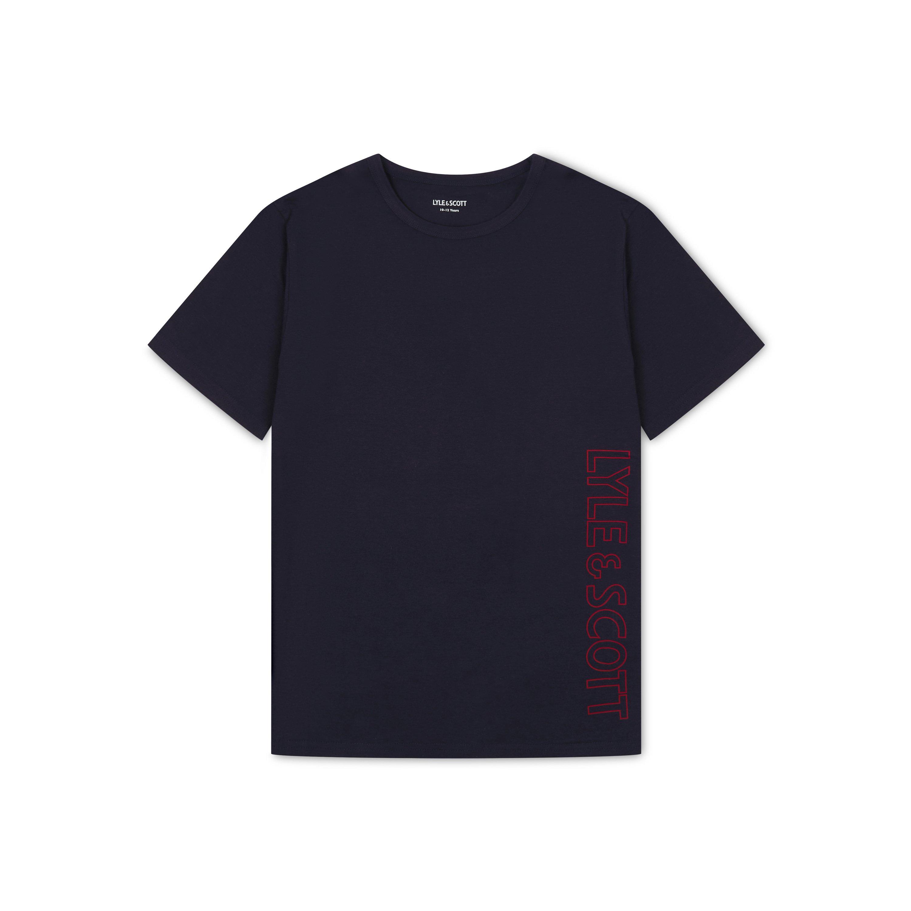 Peacoat - Lyle and Scott - Pyjama Short-Sleeve Top - 2