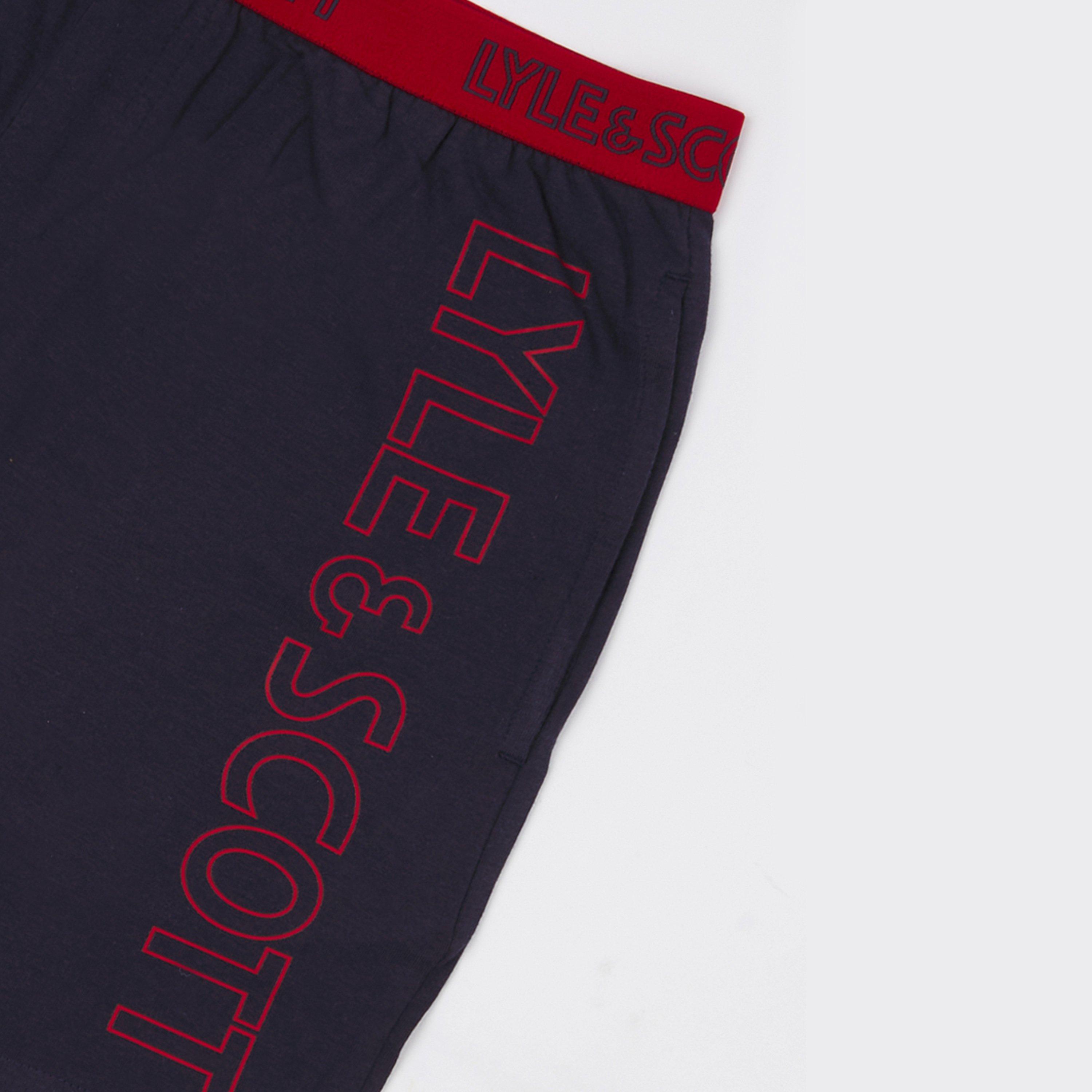 Peacoat - Lyle and Scott - Pyjama Short-Sleeve Top - 5