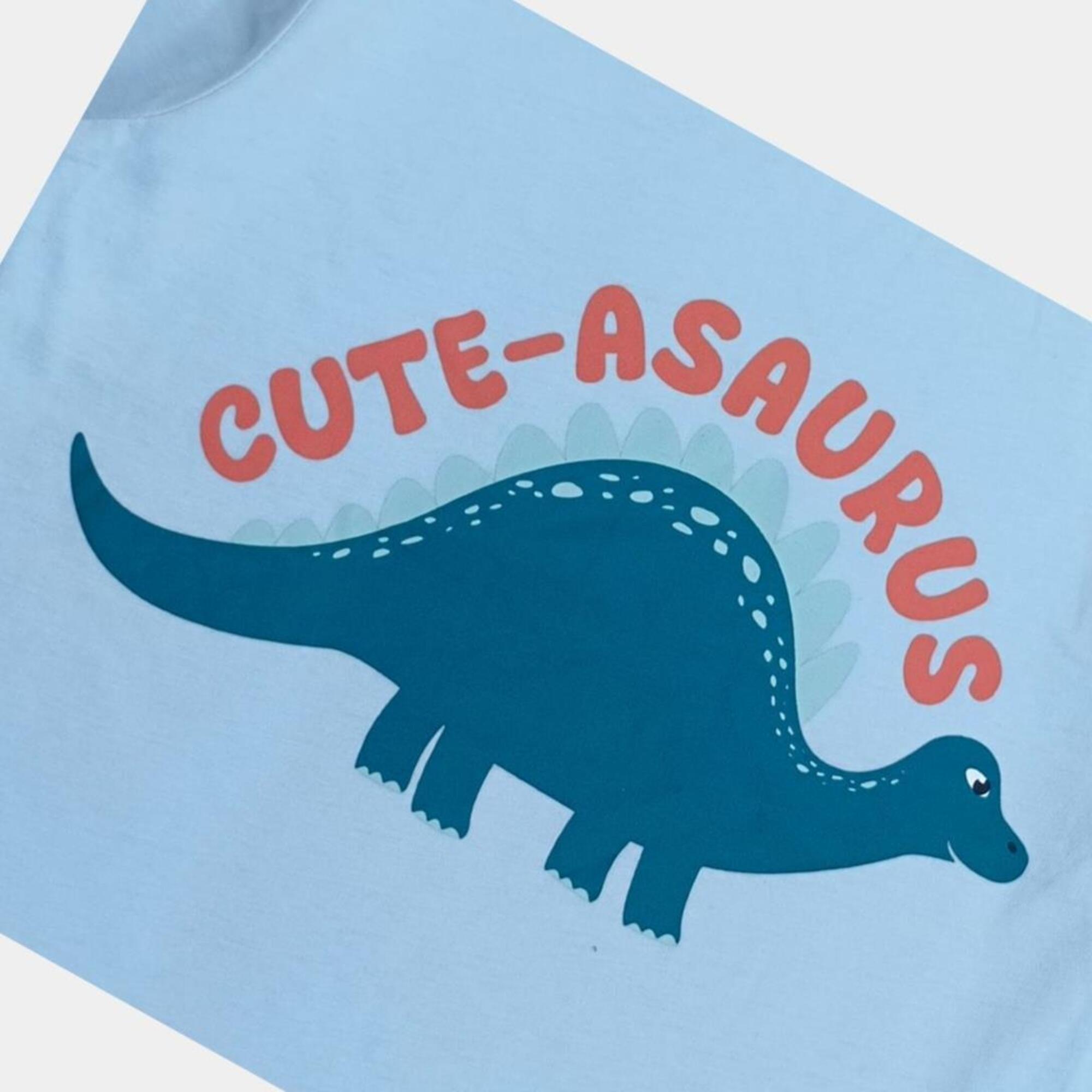 Dino - Star - 3 Pack Cotton Long Sleeve Pyjama Sets - 12