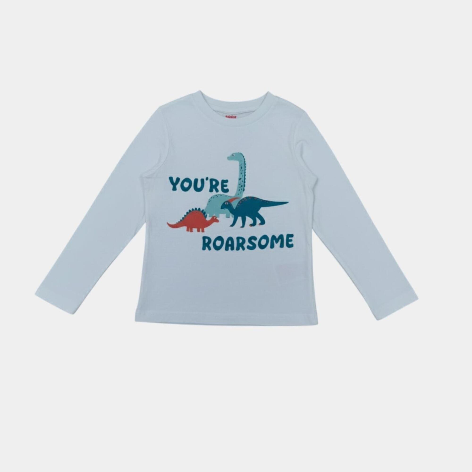 Dino - Star - 3 Pack Cotton Long Sleeve Pyjama Sets - 6