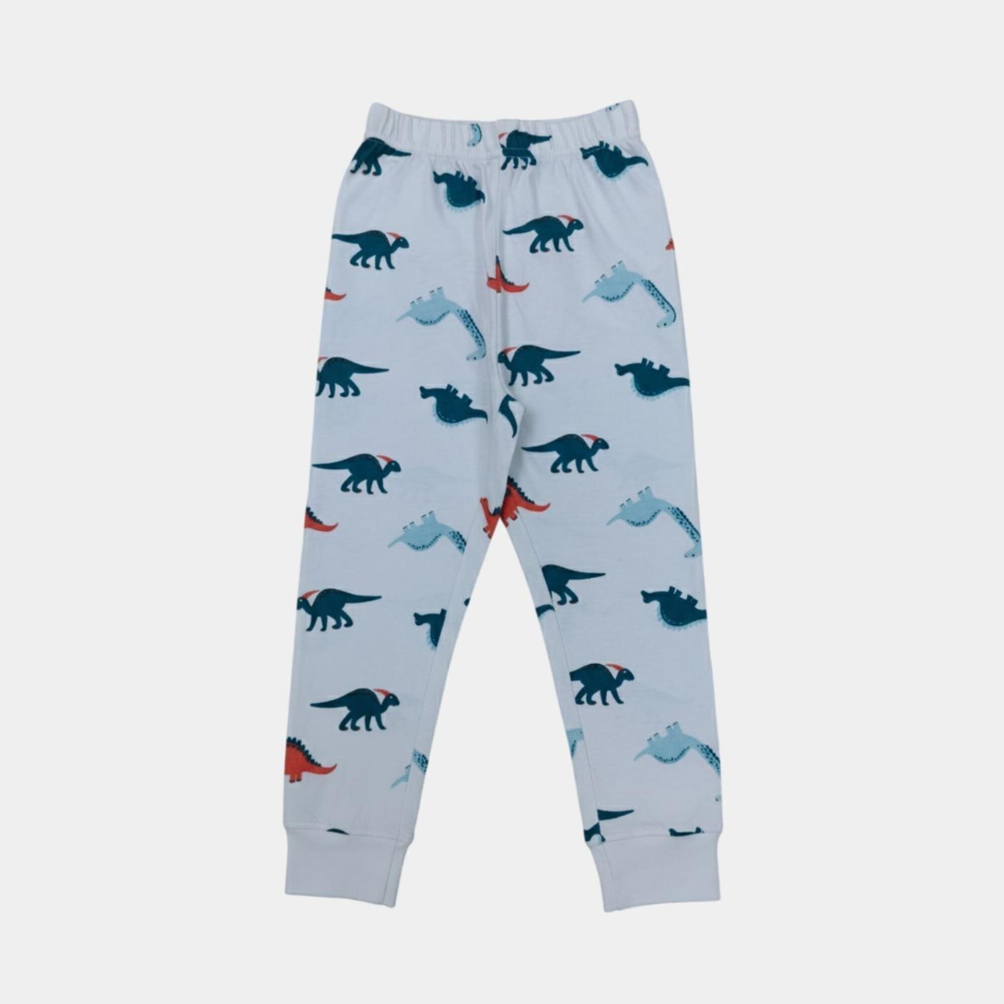 Dino - Star - 3 Pack Cotton Long Sleeve Pyjama Sets - 9