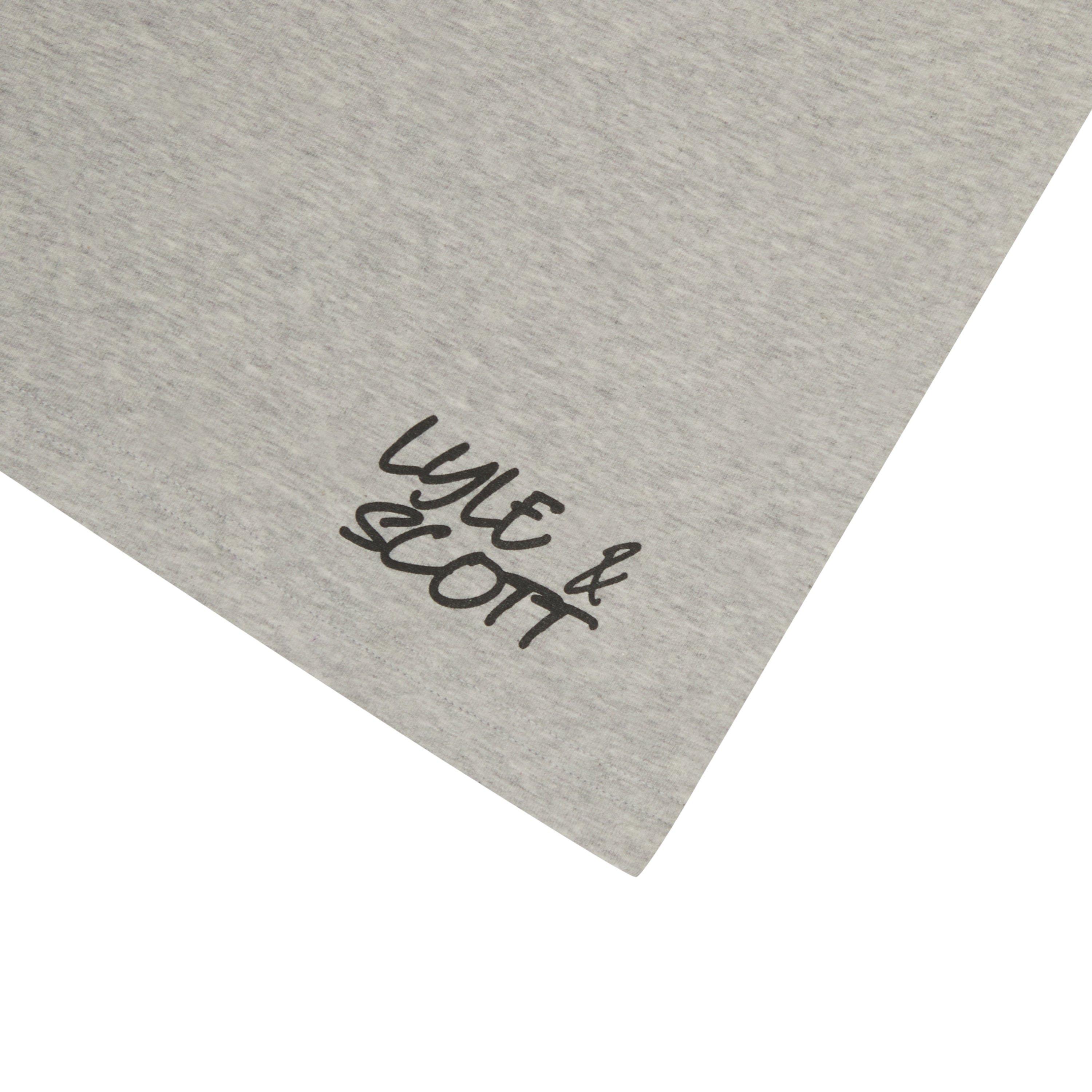 Grey/Black - Lyle and Scott - Pyjama Short-Sleeve Top - 3