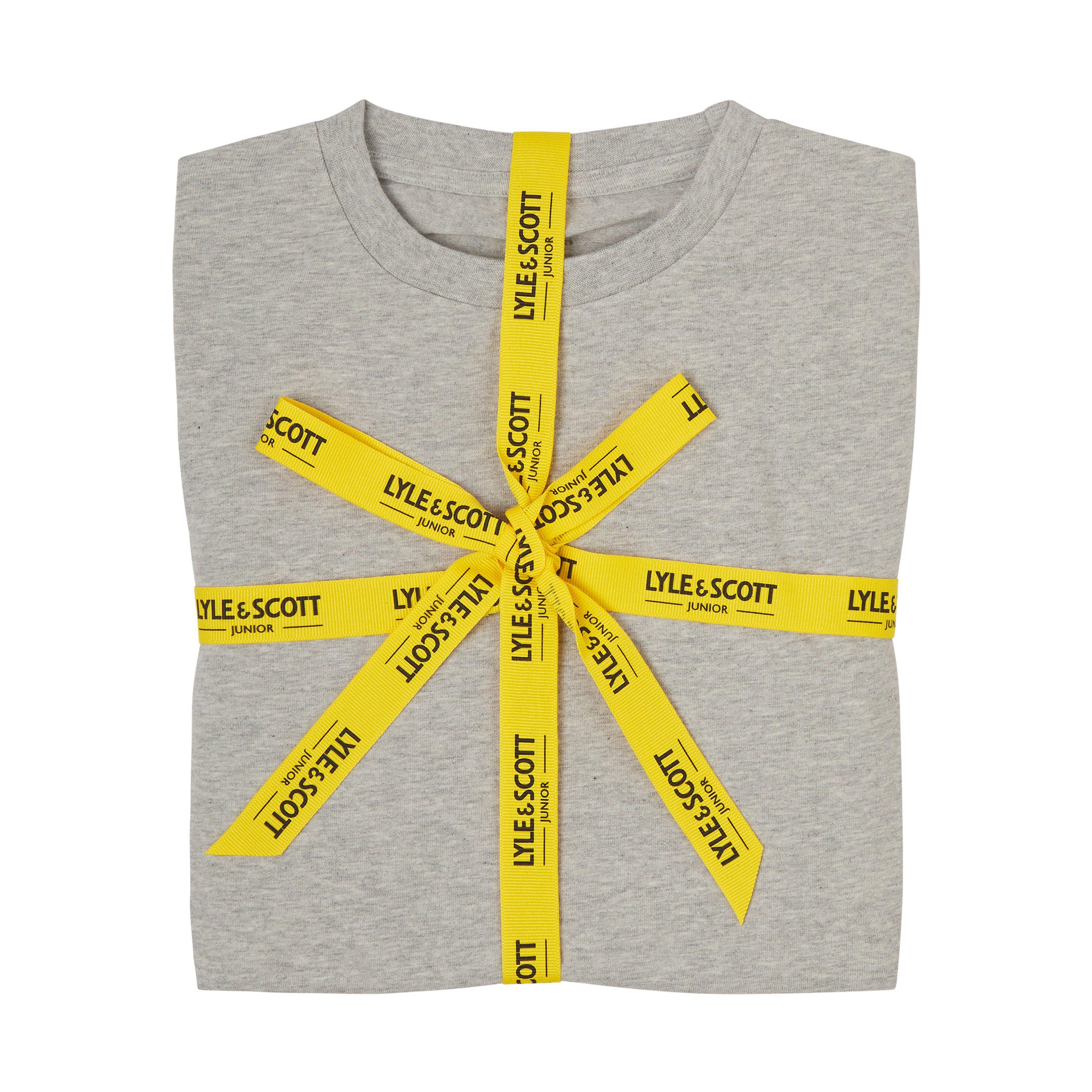 Grey/Black - Lyle and Scott - Pyjama Short-Sleeve Top - 6