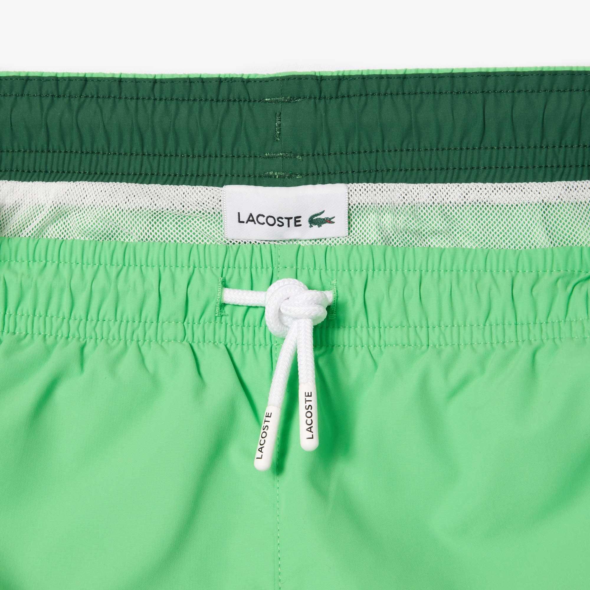 Grøn ING - Lacoste - Solid Swim Shorts Juniors - 6