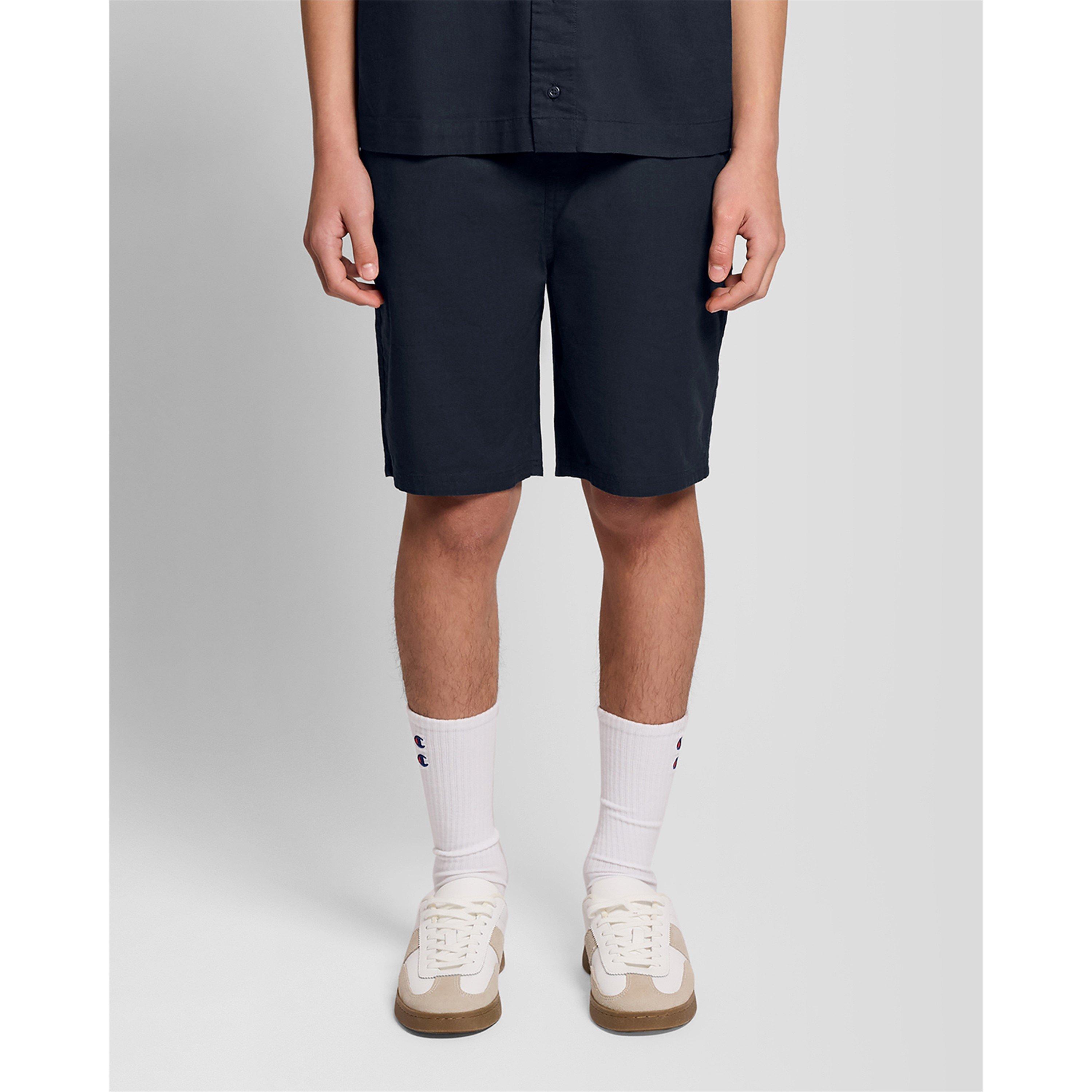 Tamna mornarska Z271 - Lyle and Scott - Lyle Linen Short Jn62 - 2