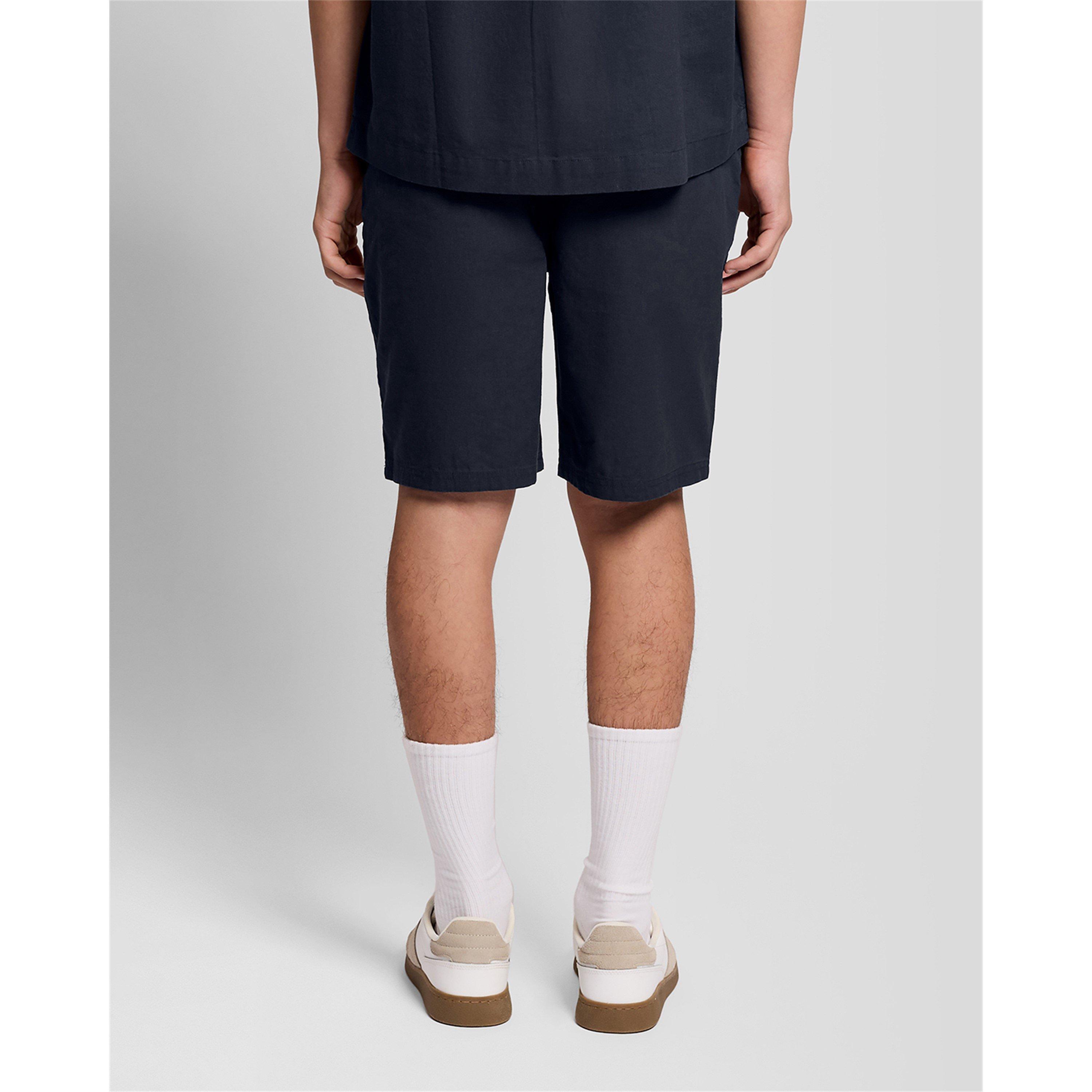 Tamna mornarska Z271 - Lyle and Scott - Lyle Linen Short Jn62 - 3