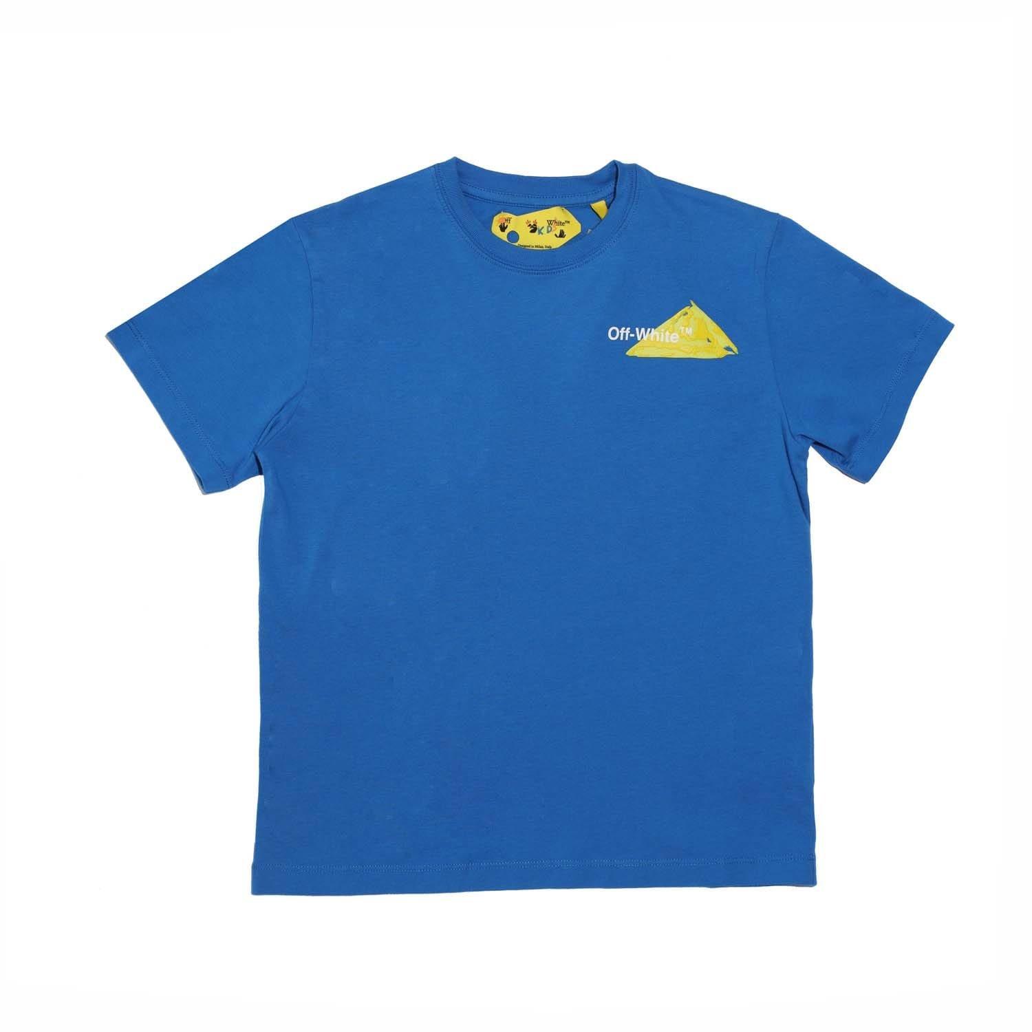 Blue Yellow - Off White - Script T-Shirt - 1