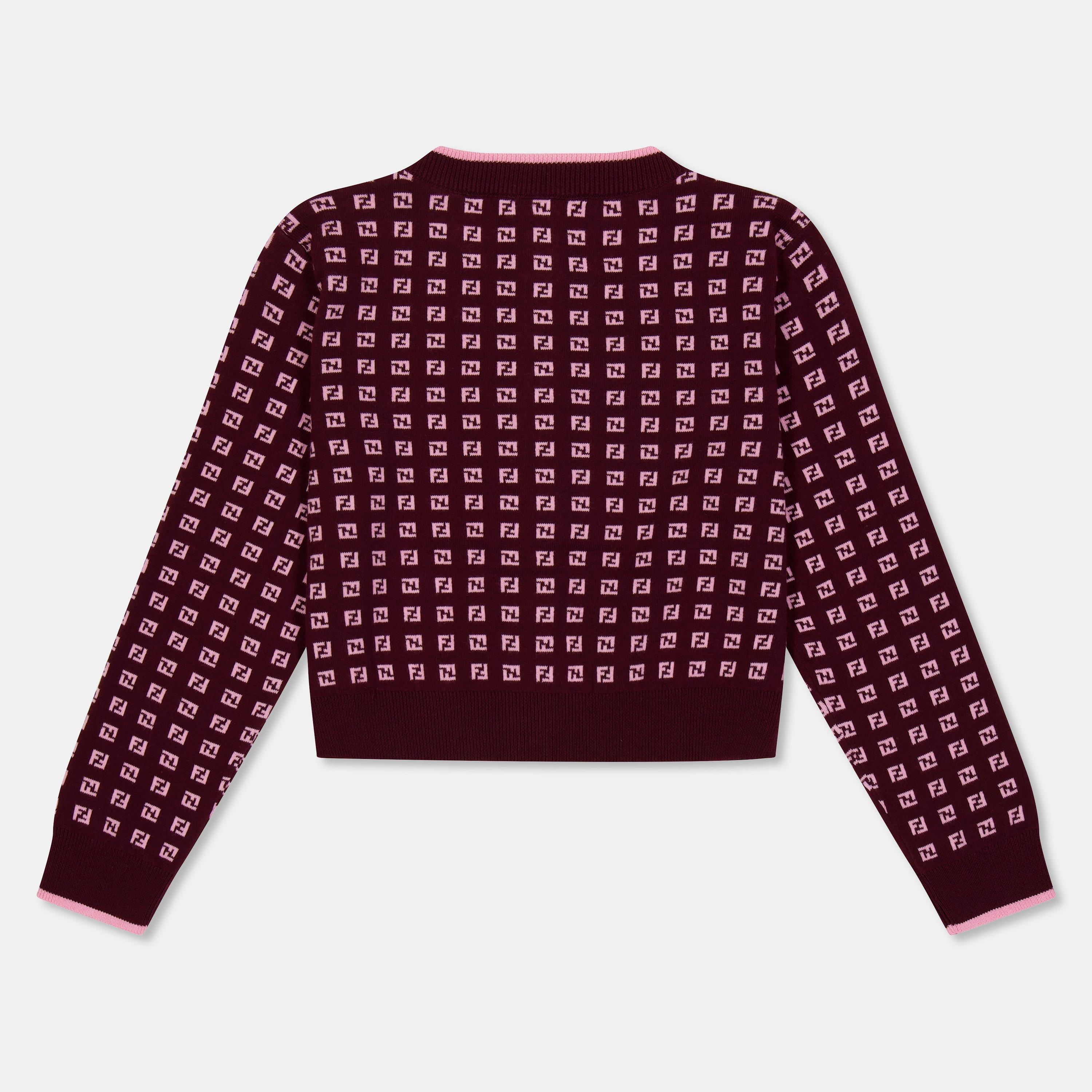 Multi F1UPN - Fendi - Kids' FF Cardigan - 2