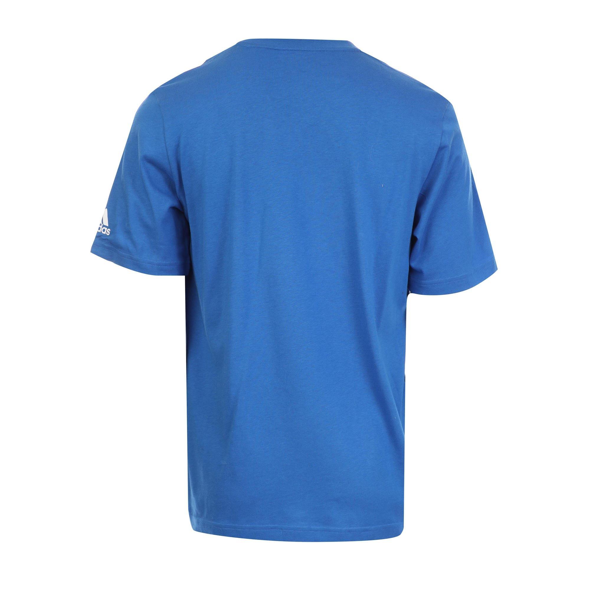 Blau - adidas - BOS Blank Tee - 2
