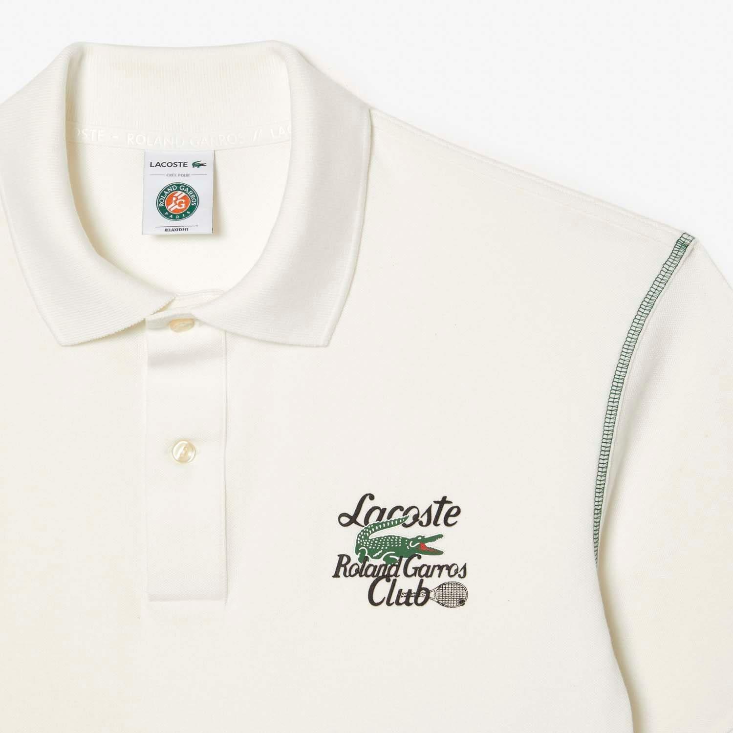 Cream - Lacoste - Roland Garros Club Polo Shirt - 5