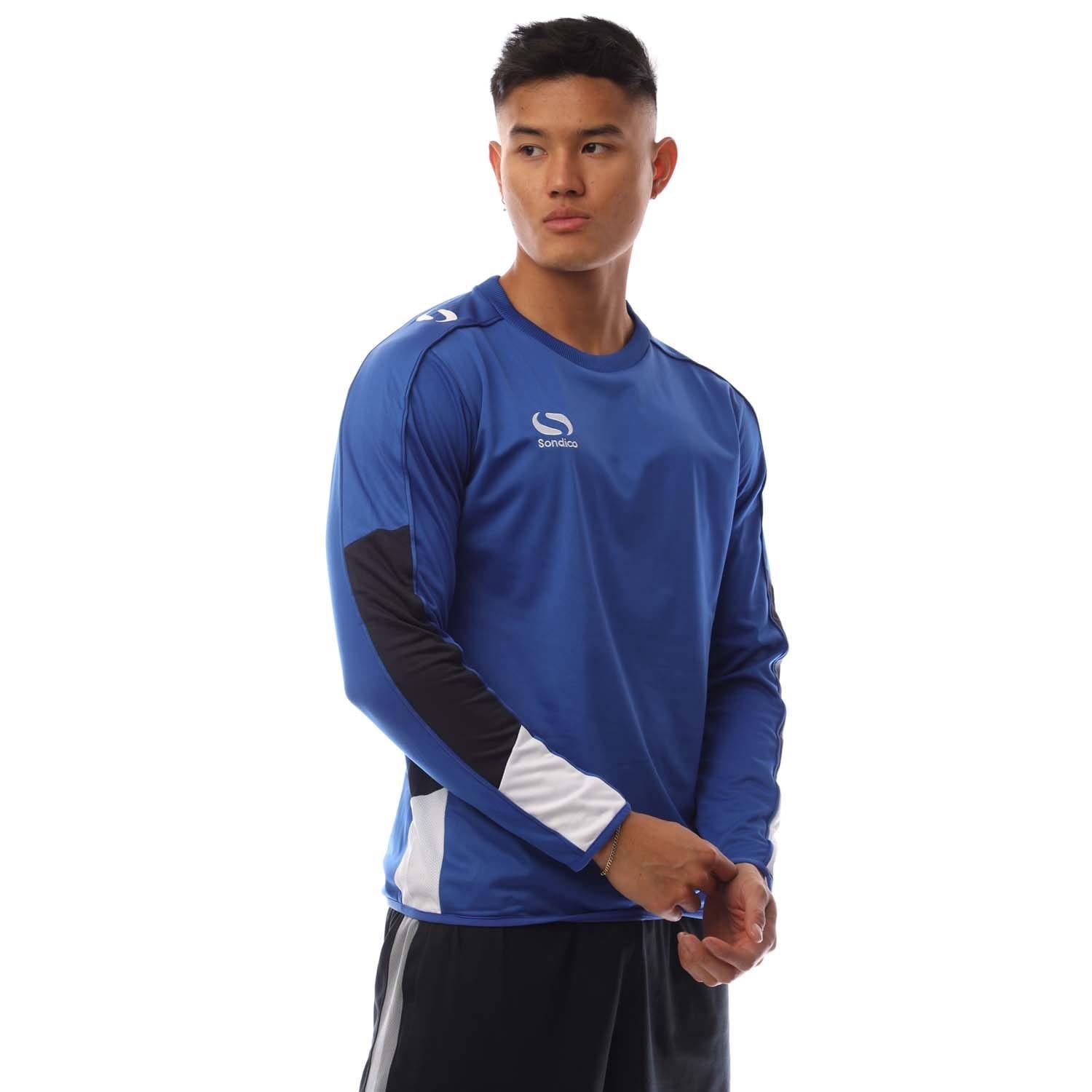 Blue - Sondico - Venata Long Sleeve Jersey - 1