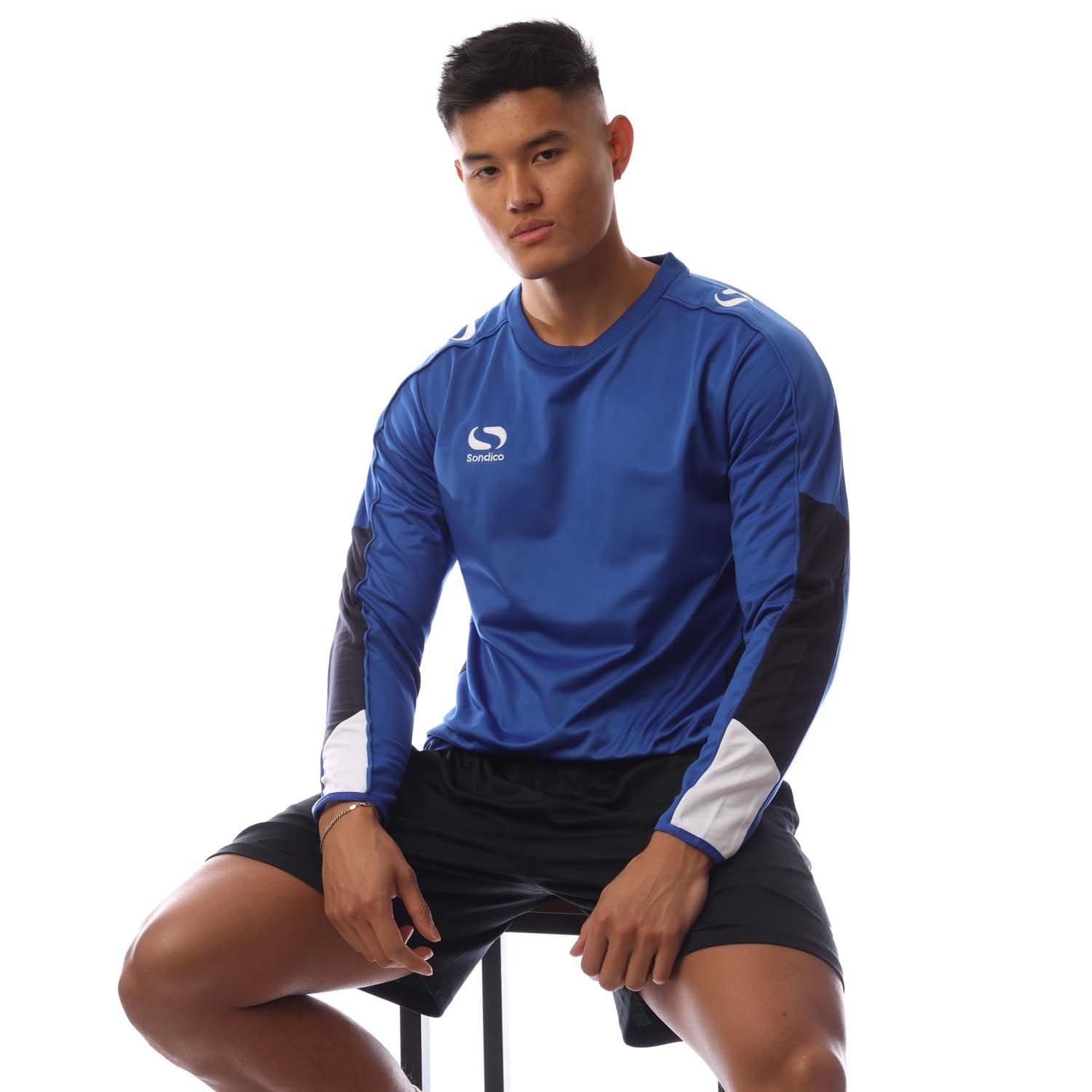 Blue - Sondico - Venata Long Sleeve Jersey - 4