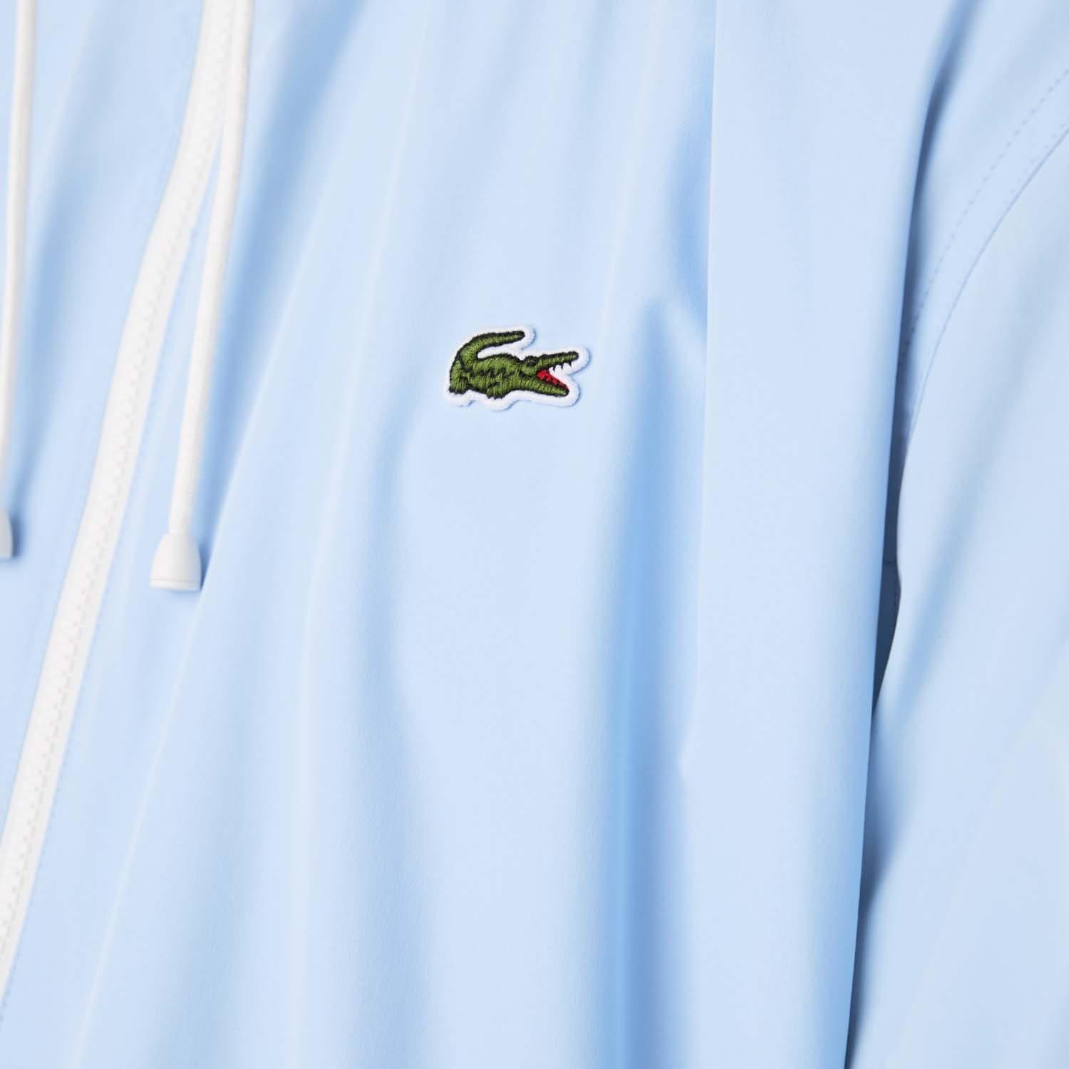 Light Blue - Lacoste - Lightweight Water-Resistant Windbreaker - 4