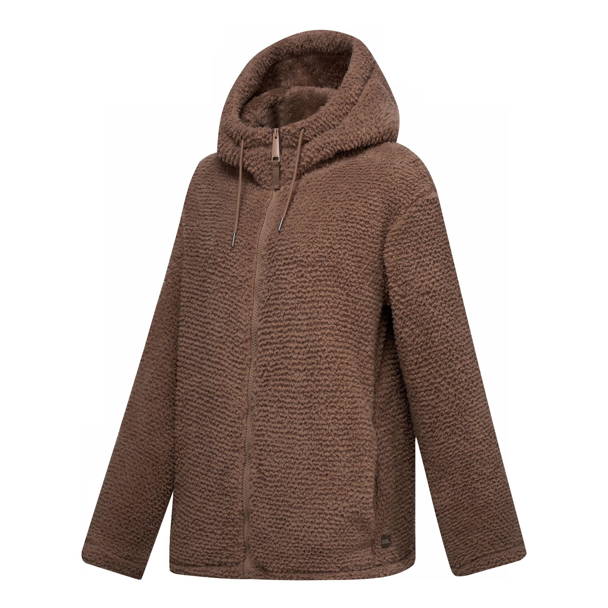 Mocha - Regatta - Womens Evelina Hooded Fleece - 8