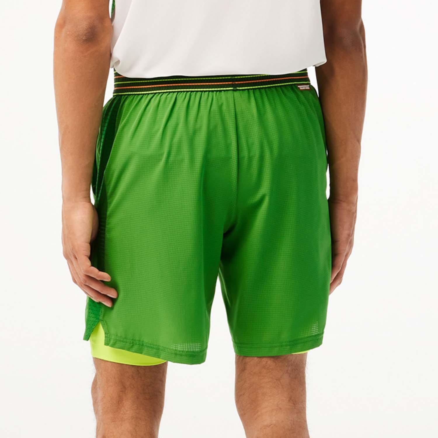 Green - Lacoste - Roland Garros Edition Lined Shorts - 2