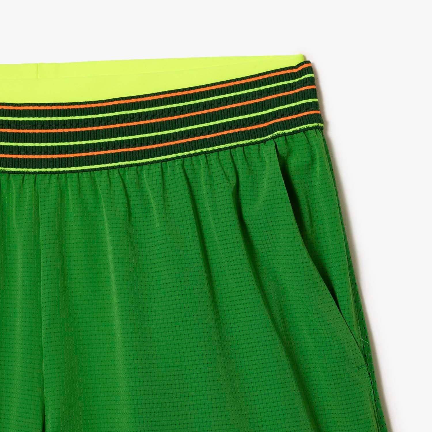 Green - Lacoste - Roland Garros Edition Lined Shorts - 4