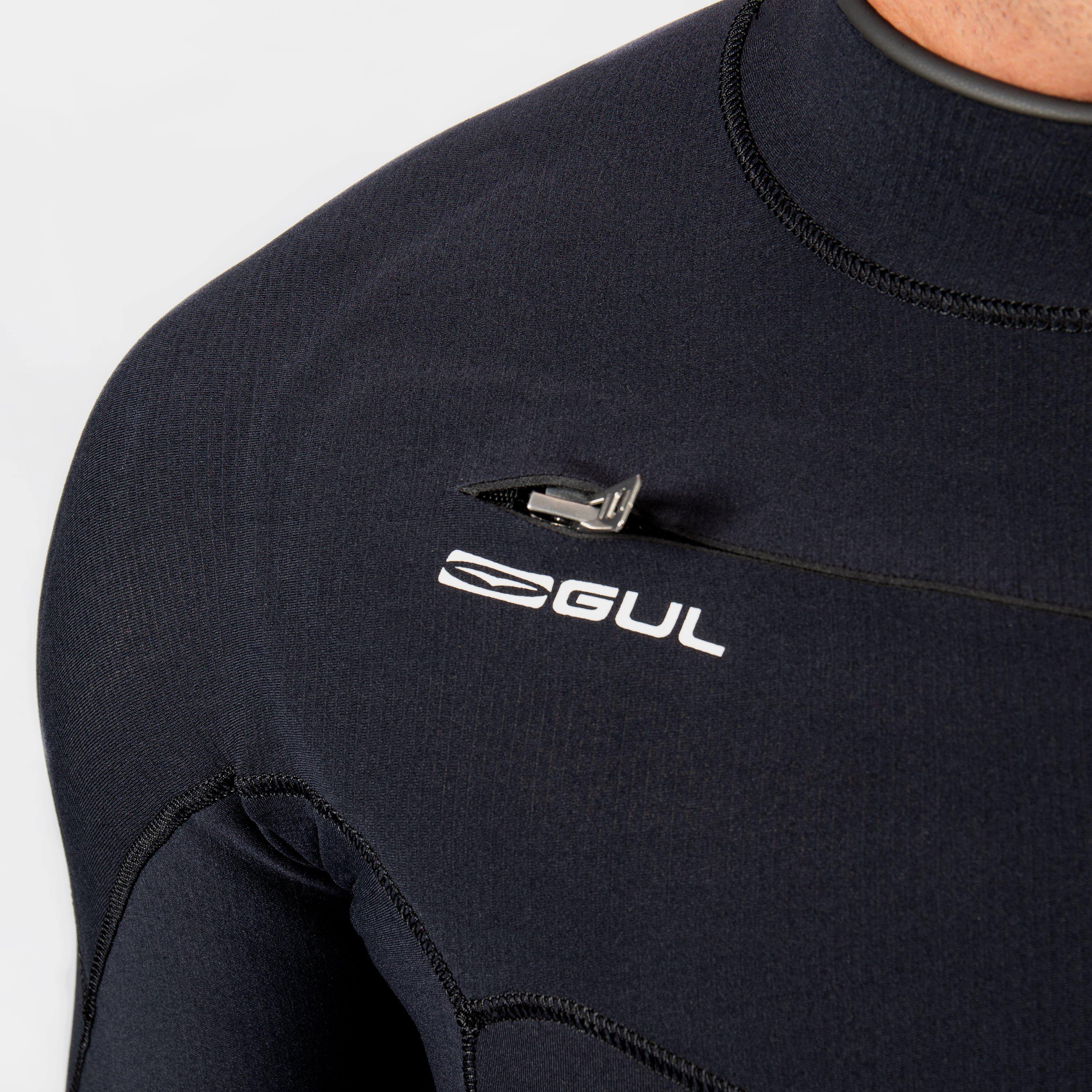 Black - Gul - FLEXOR 54 BS YULEX CHEST ZIP STEAMER - 5