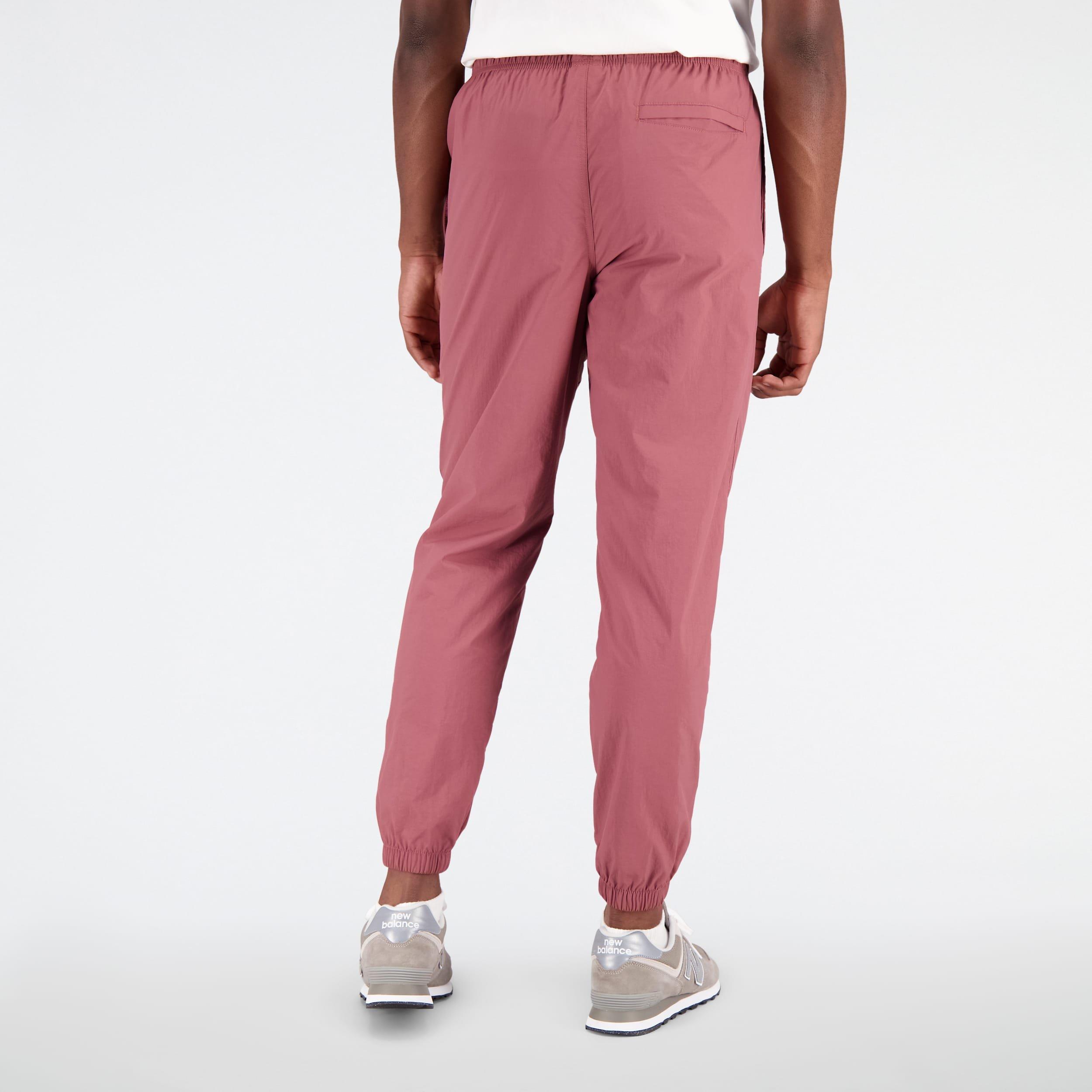 Burgundy - New Balance - Sport Essentials Premium Woven Pants - 4