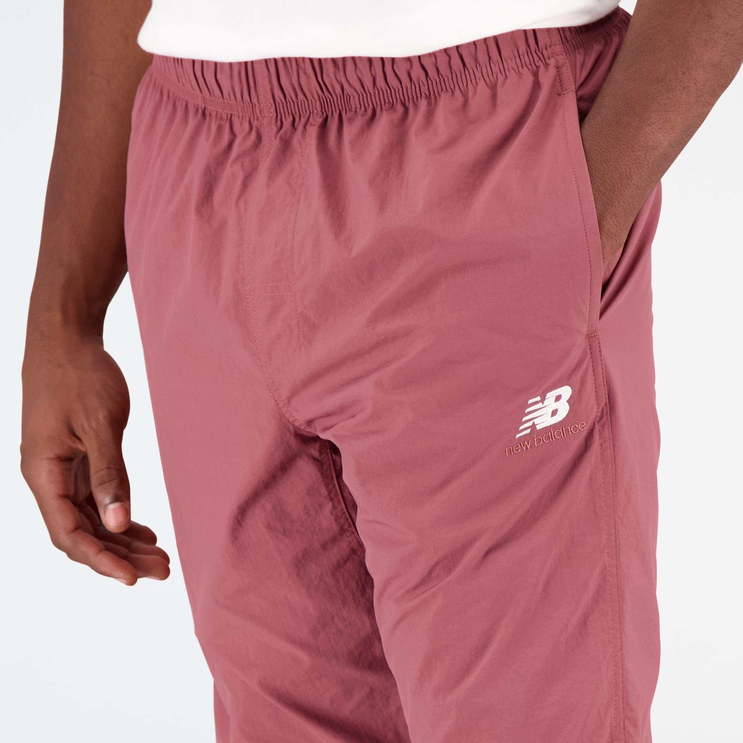 Burgundy - New Balance - Sport Essentials Premium Woven Pants - 5
