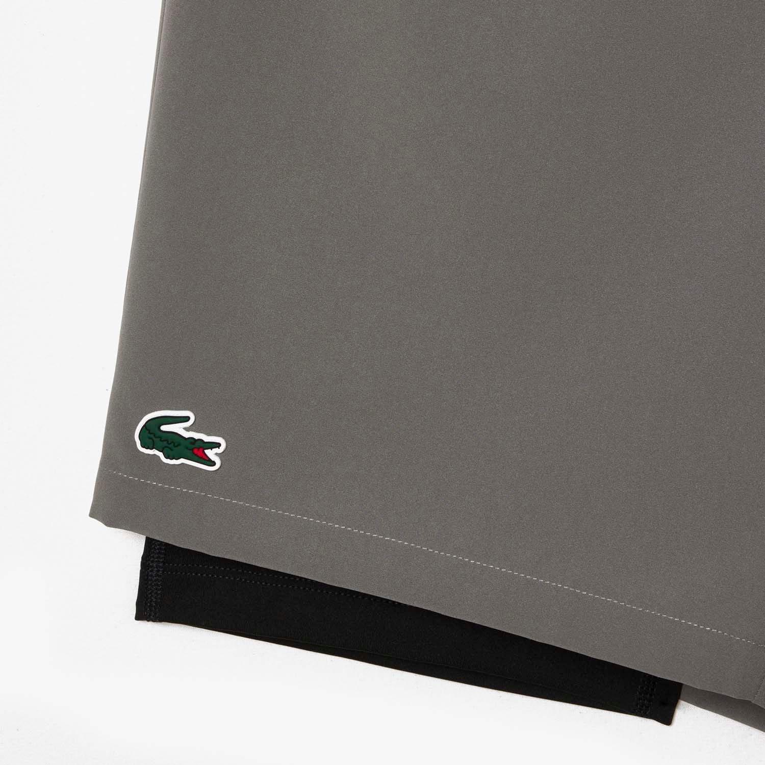 Grey - Lacoste - Lined Ultra Dry Sport Shorts - 3