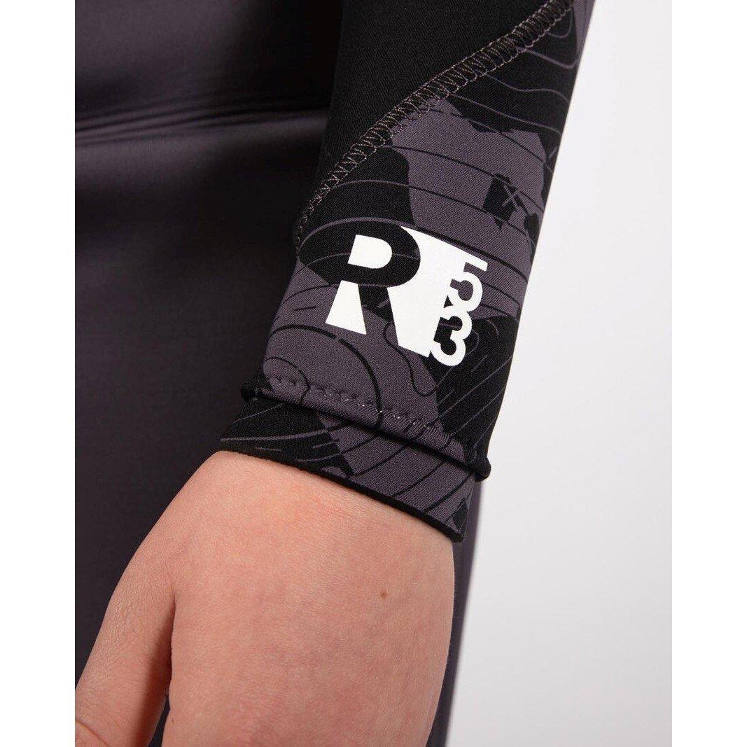 Charcoal/Contou - Gul - RESPONSE 5/3MM BLINDSTITCHED JUNIOR FULL WETSUIT - 4