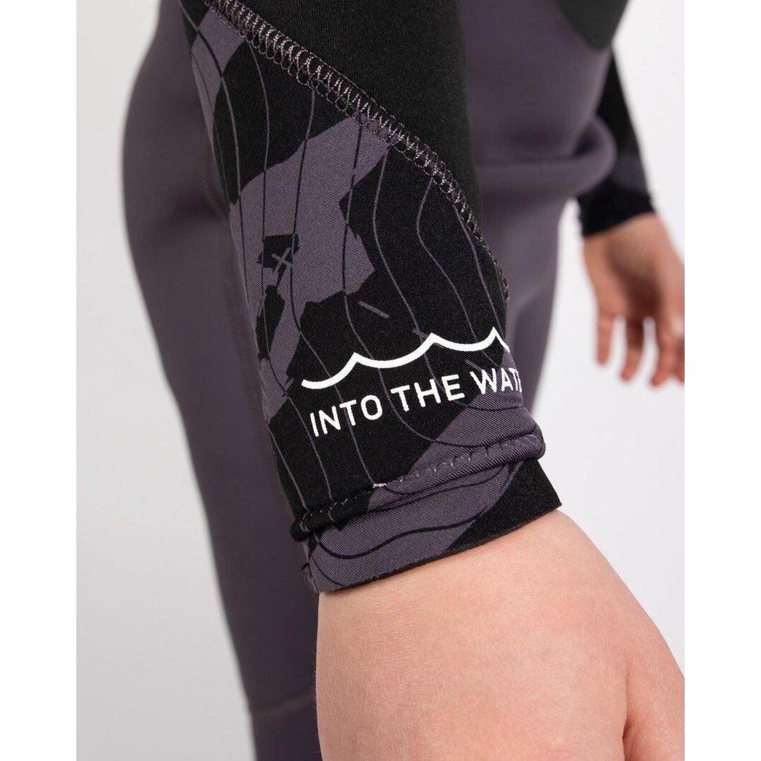 Charcoal/Contou - Gul - RESPONSE 5/3MM BLINDSTITCHED JUNIOR FULL WETSUIT - 6