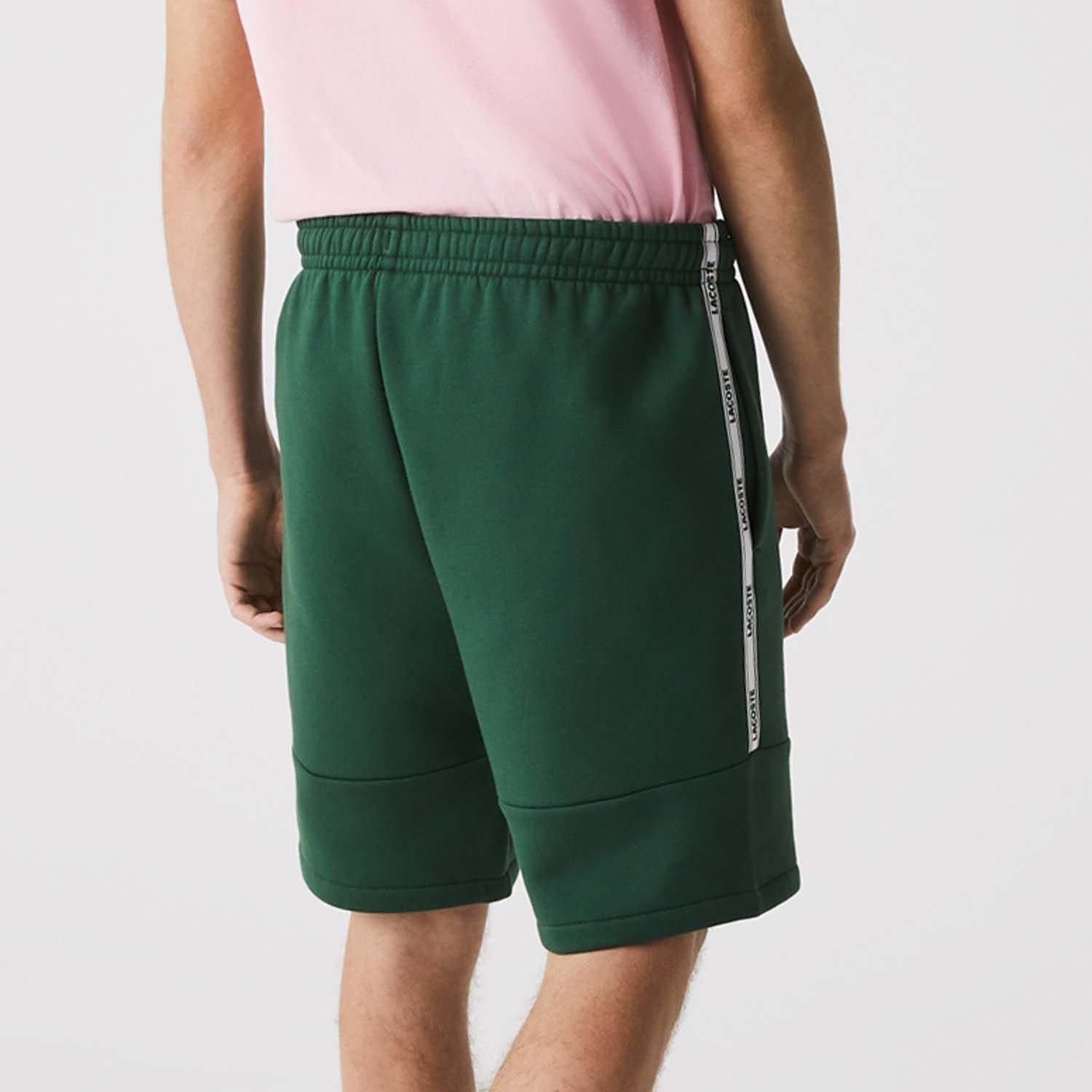 Green - Lacoste - Branded Bands Soft Cotton Shorts - 2