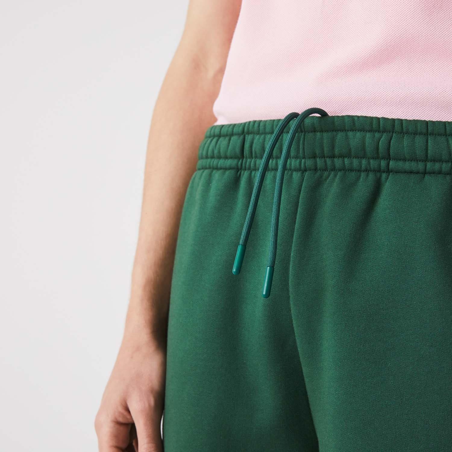 Green - Lacoste - Branded Bands Soft Cotton Shorts - 4