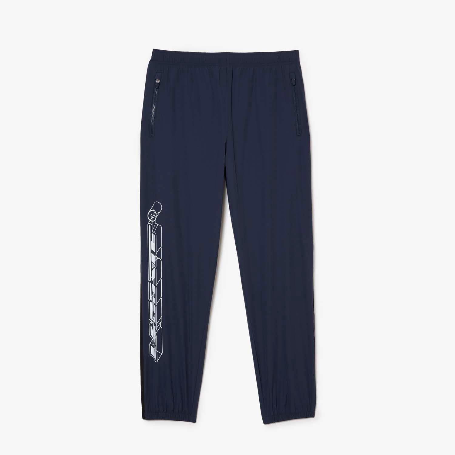 Blue - Lacoste - Showerproof Stretch Track Pants - 1