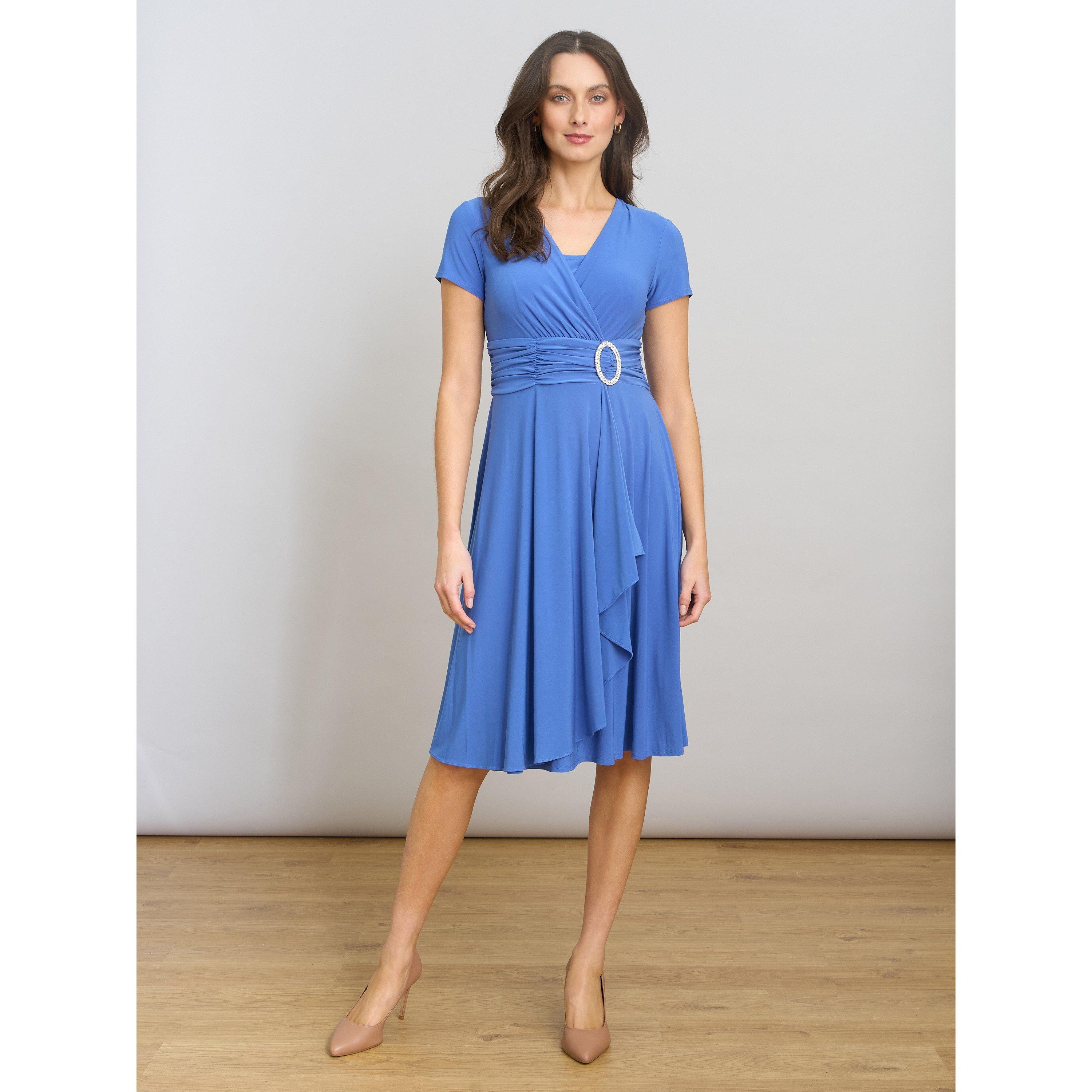 Perri - Gina Bacconi - Deborah Jersey Dress With Diamonte Trim - 2