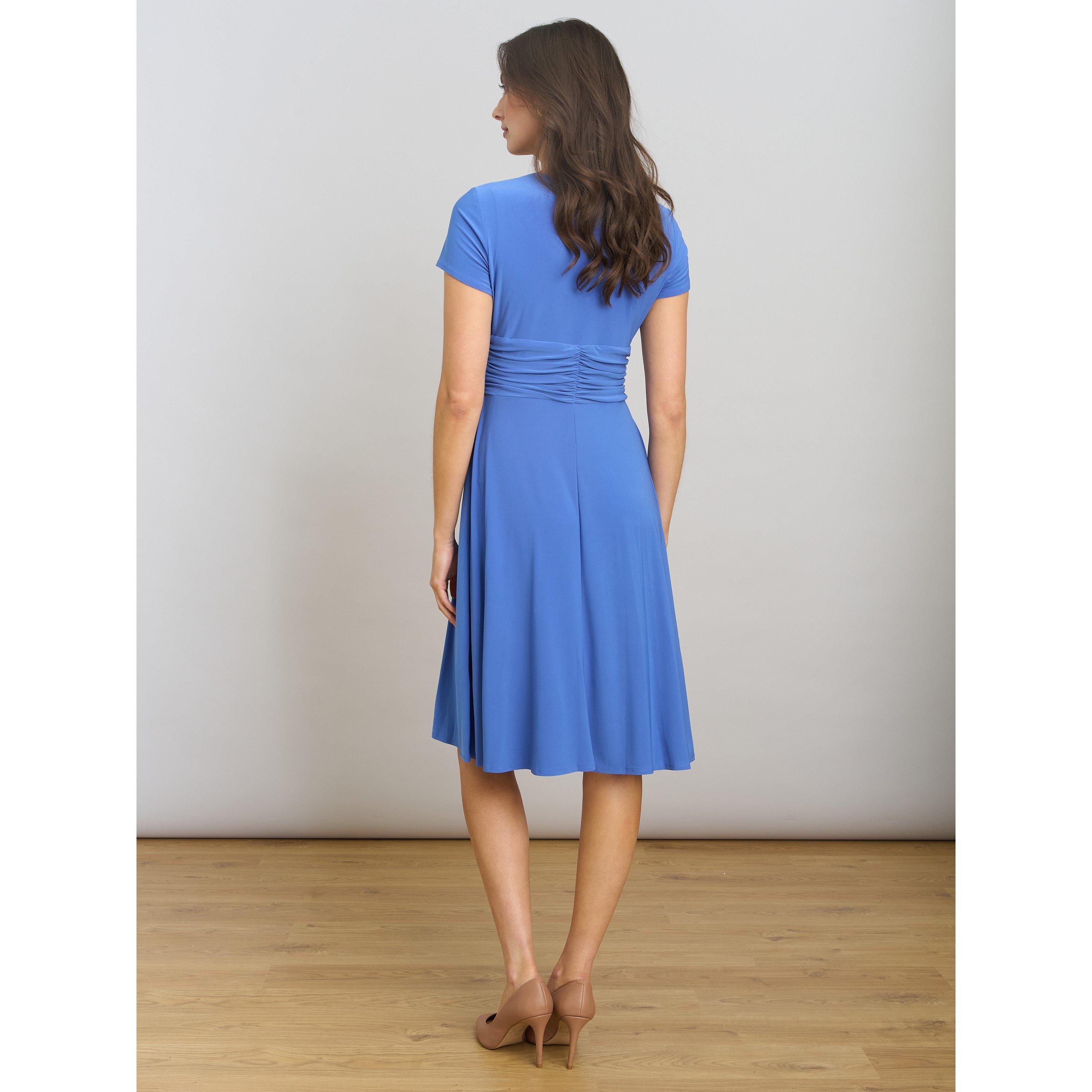 Perri - Gina Bacconi - Deborah Jersey Dress With Diamonte Trim - 3