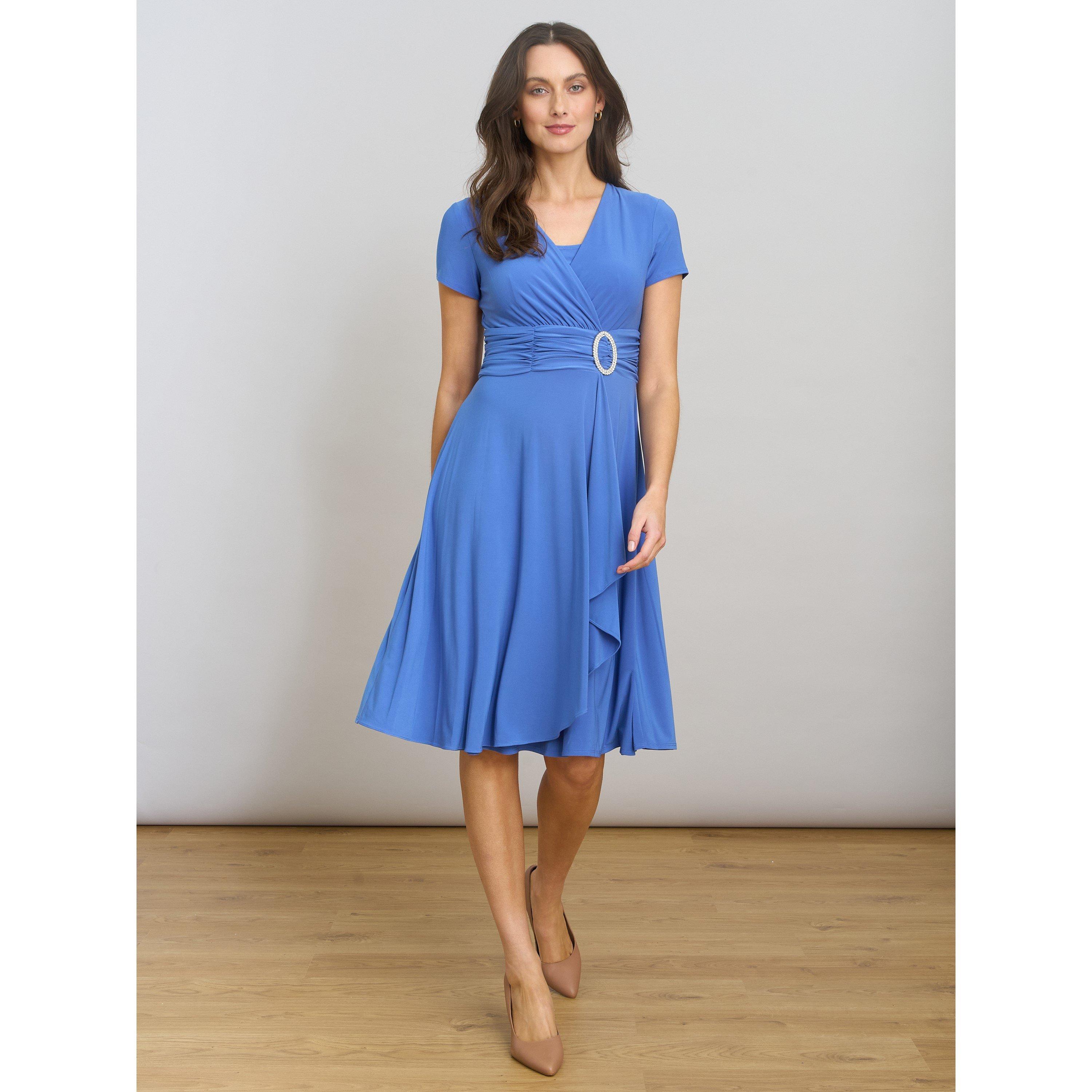 Perri - Gina Bacconi - Deborah Jersey Dress With Diamonte Trim - 4