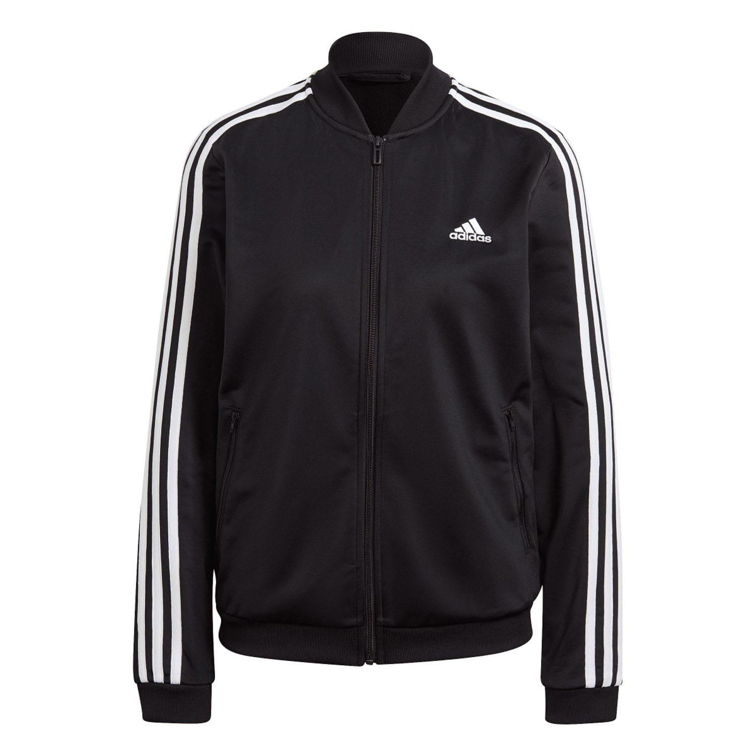 Crno-bijelo - adidas - Essentials 3-Stripes Tracksuit - 2