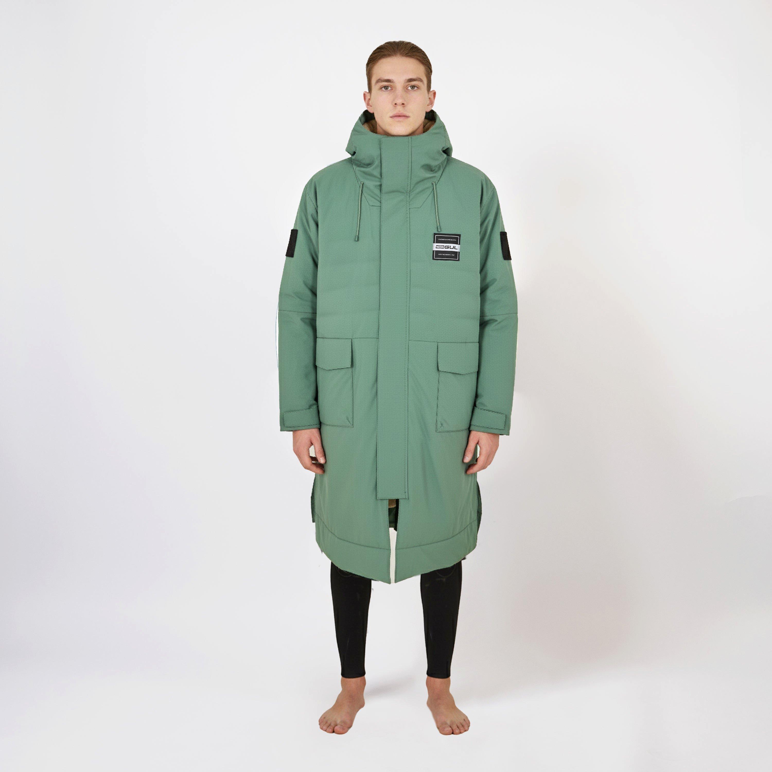 Gul  Revorobe Fusion Long Sleeve Changing Robe - Green/Taupe - XS/S