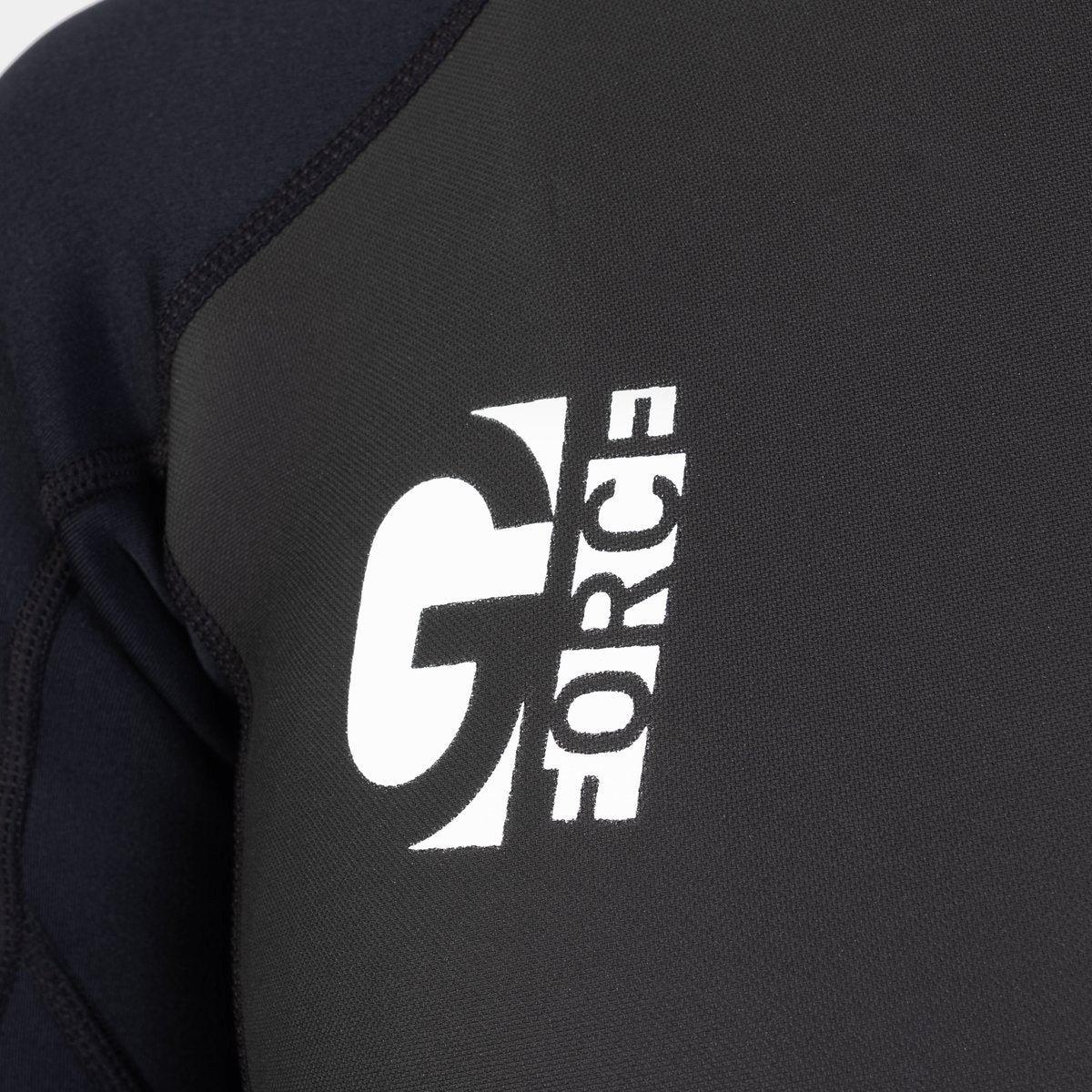 Black - Gul - WOMENS G-FORCE 3MM FLATLOCK BACK ZIP FULL WETSUIT - 11