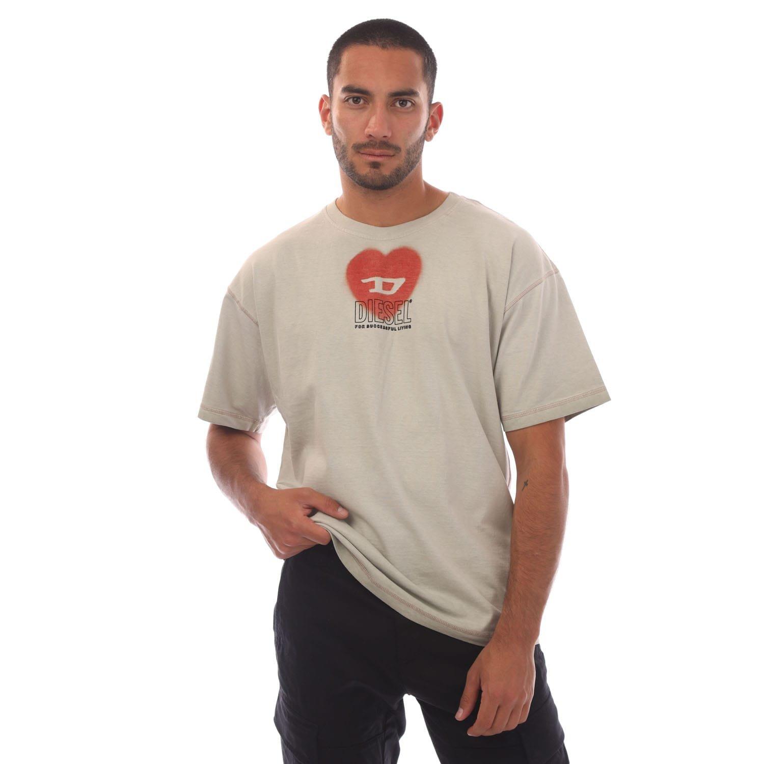 Natural - Diesel - T-Buxt-N4 T-Shirt - 1