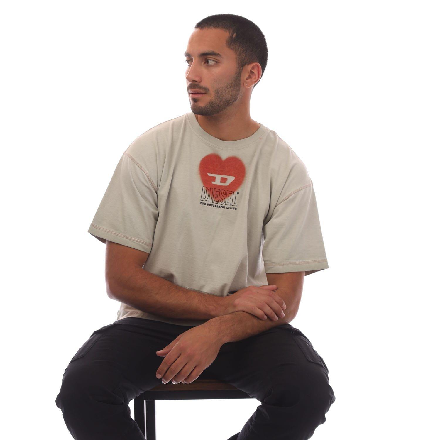 Natural - Diesel - T-Buxt-N4 T-Shirt - 4