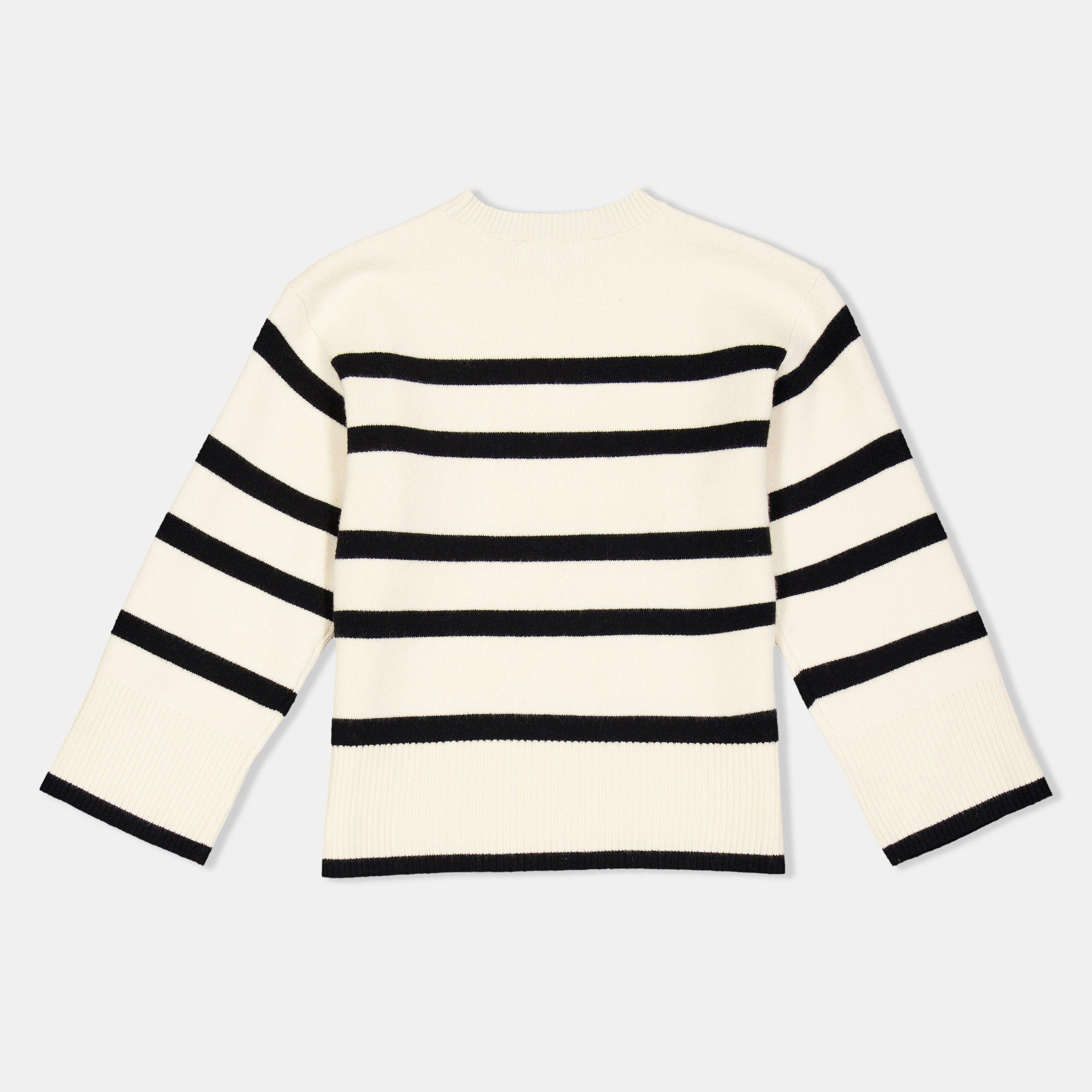 Birch/Black - Vero Moda Girl - Mo Saba Crew Neck Jumper - 2
