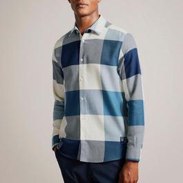 Ted Baker Neetly Long Sleeve Scale Check Shirt