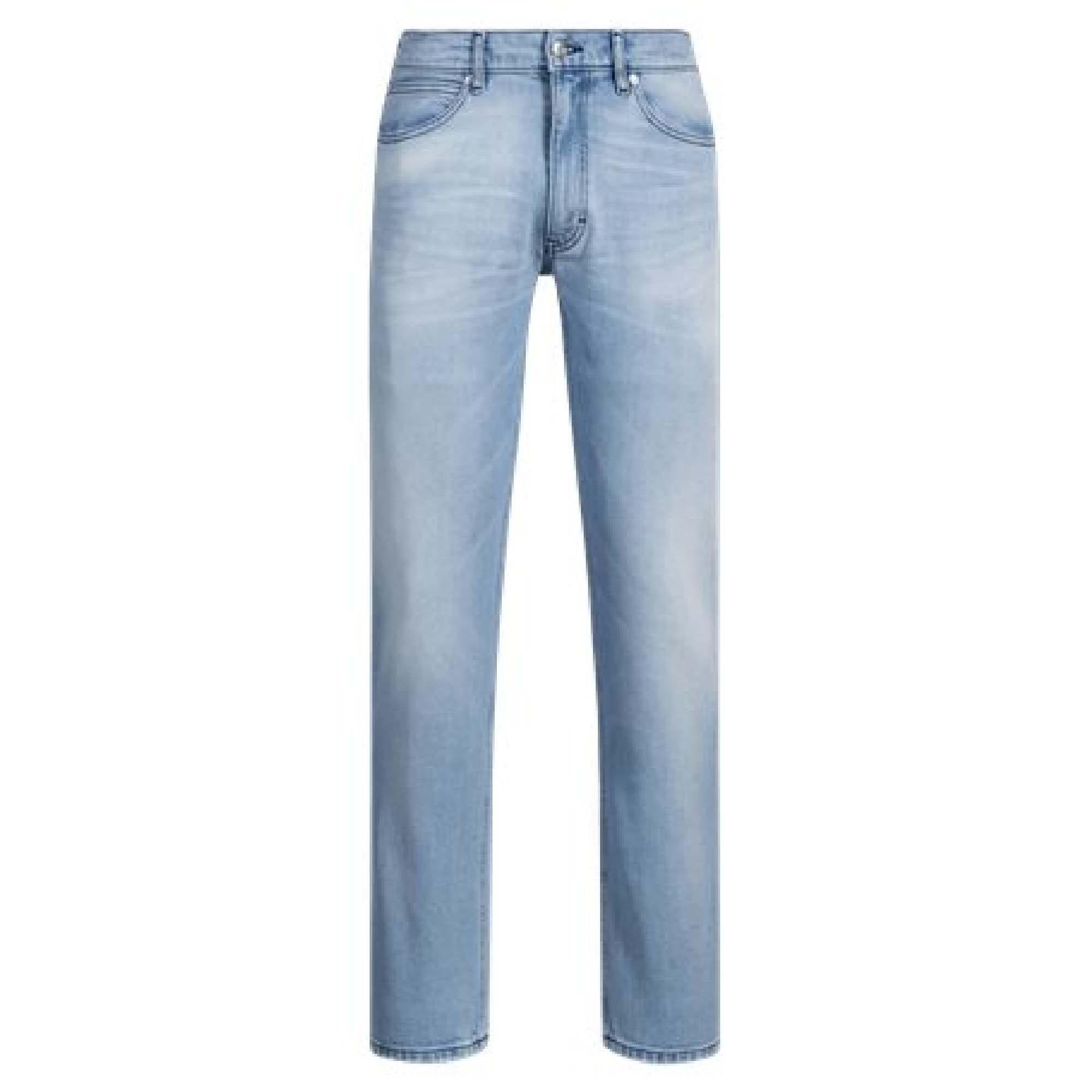 Turquoise - Hugo - 708 Slim-Fit Jeans - 1
